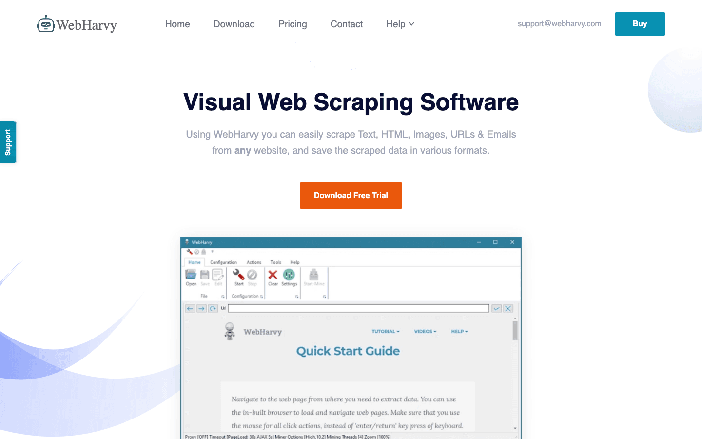 008_webharvy_homepage.png