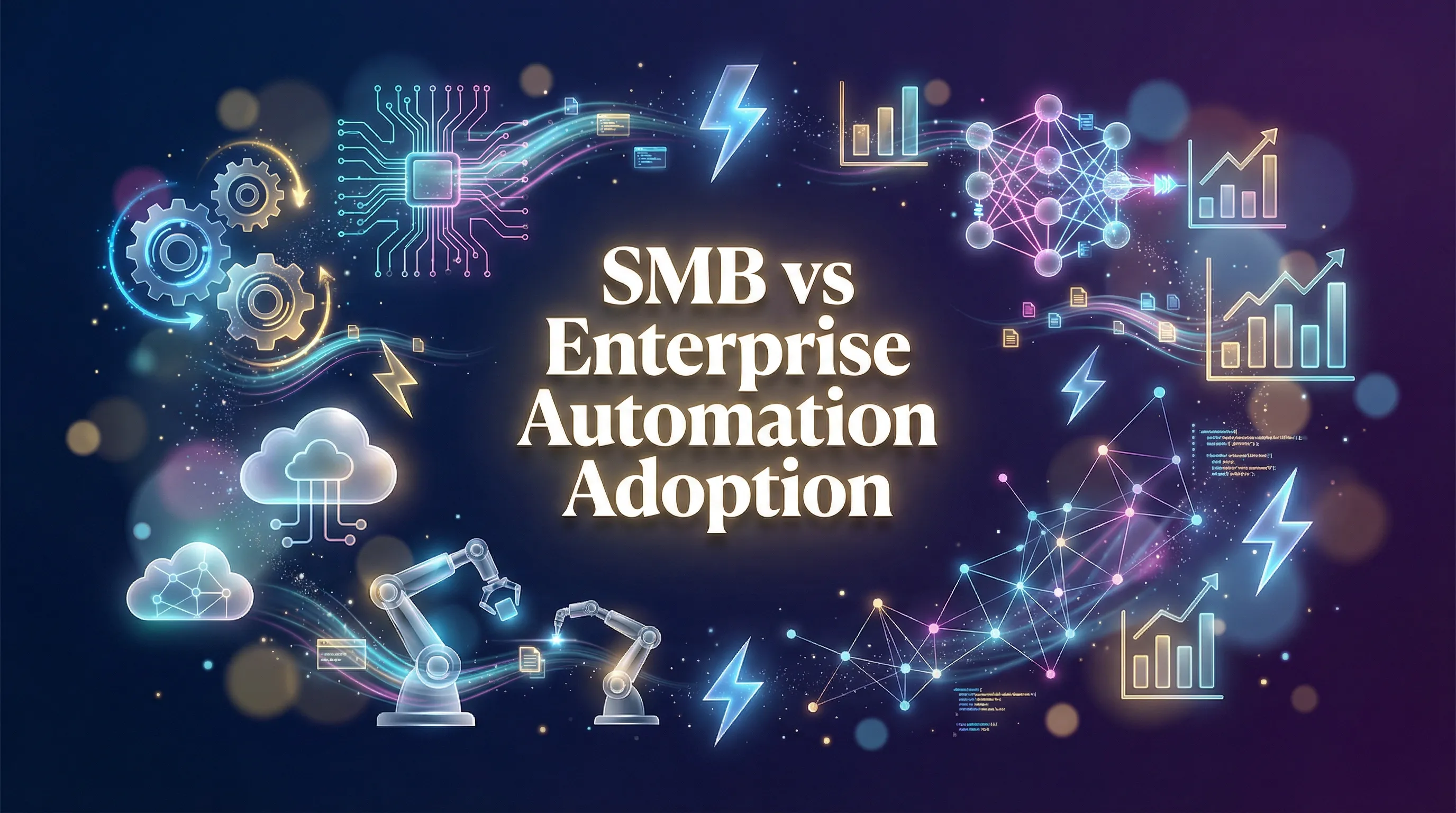 אוטומציה לעסקים קטנים ובינוניים מול אנטרפרייז: נתונים ותובנות ל-2026
