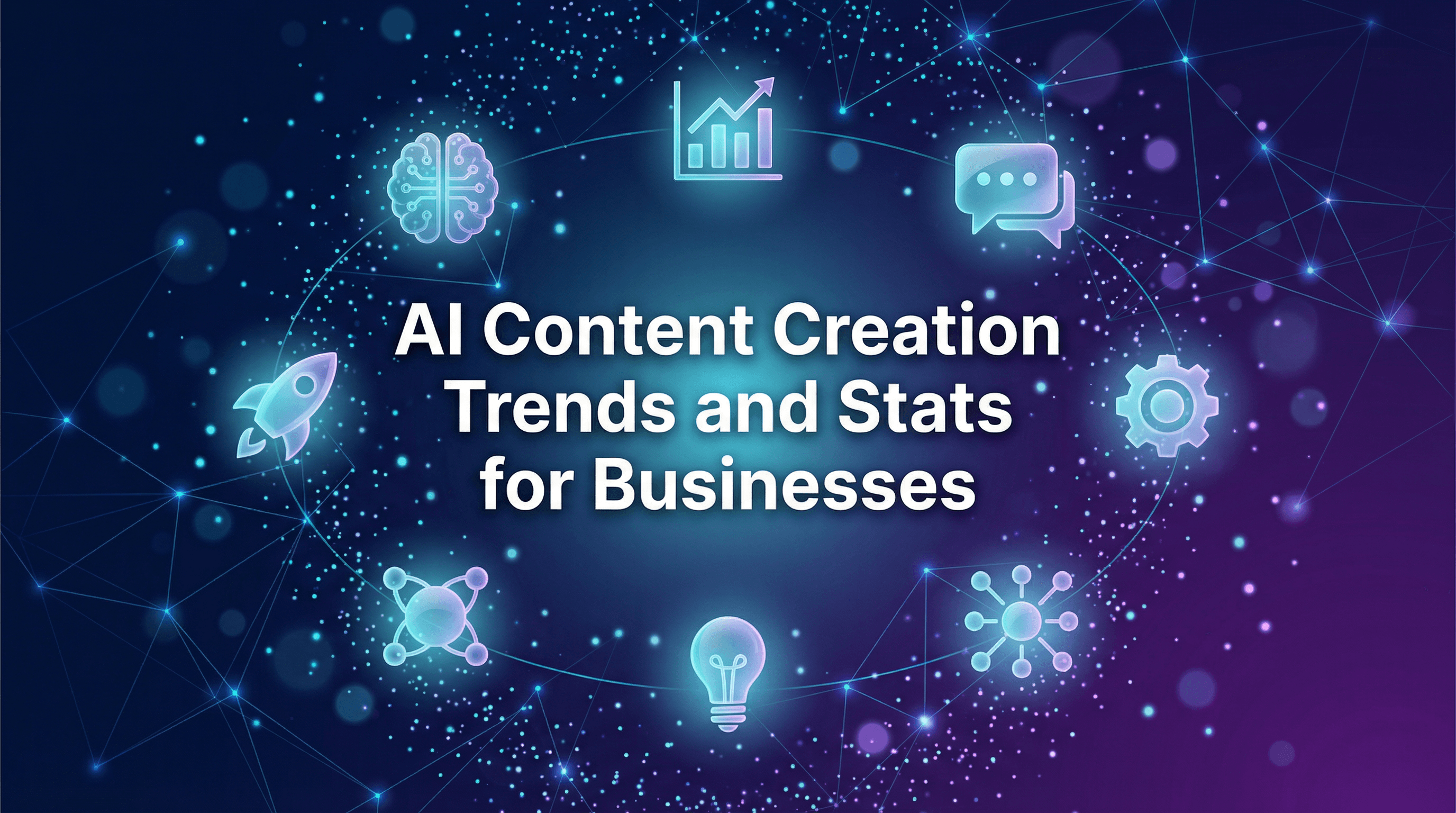 סטטיסטיקות על יצירת תוכן באמצעות AI בעסקים