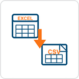 Excel to CSV converter