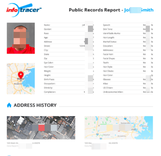 People Profile Details Screenshot