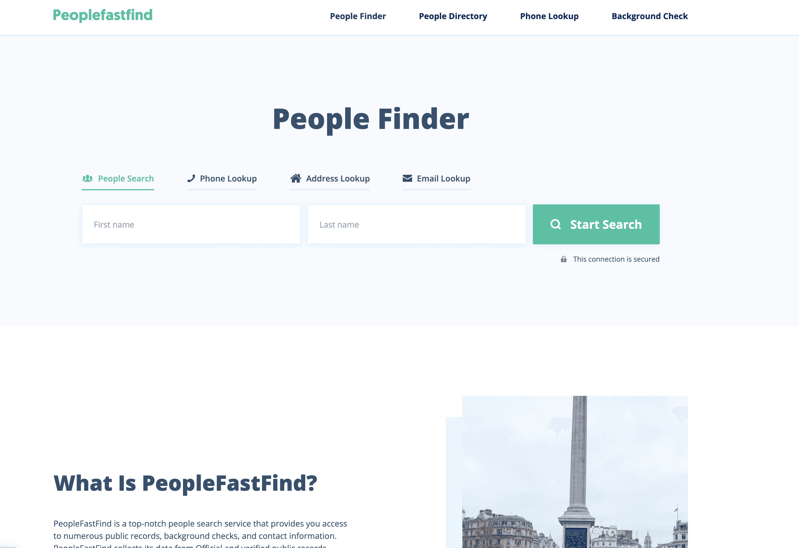 Capture d'écran de PeopleFastFind