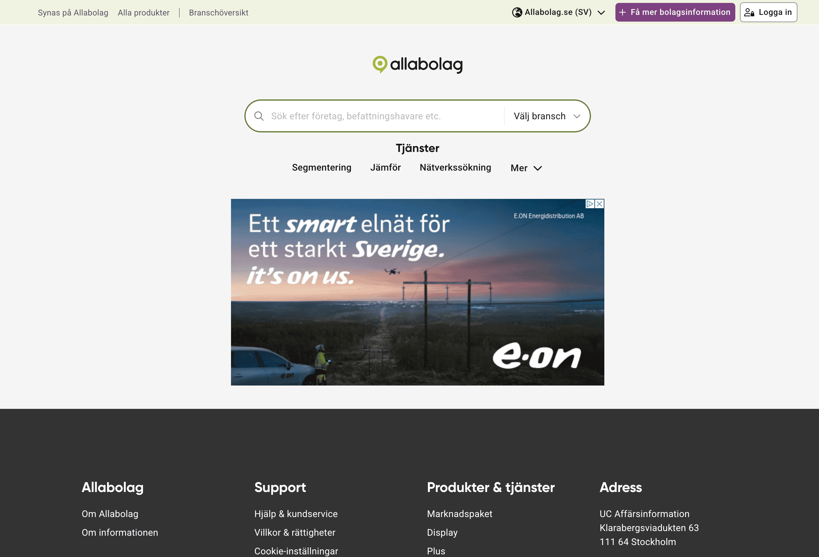Allabolag 截图