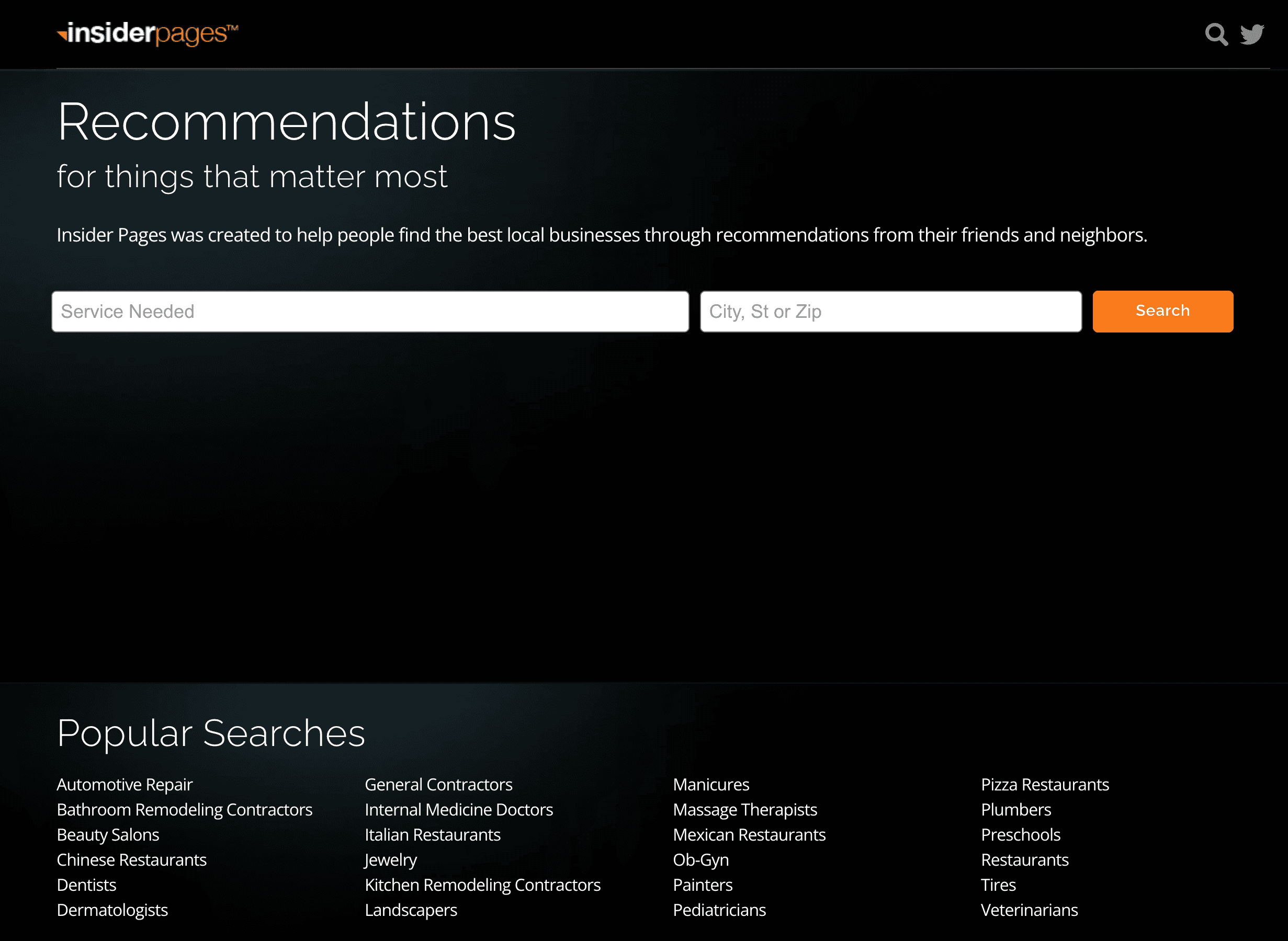 InsiderPages Screenshot