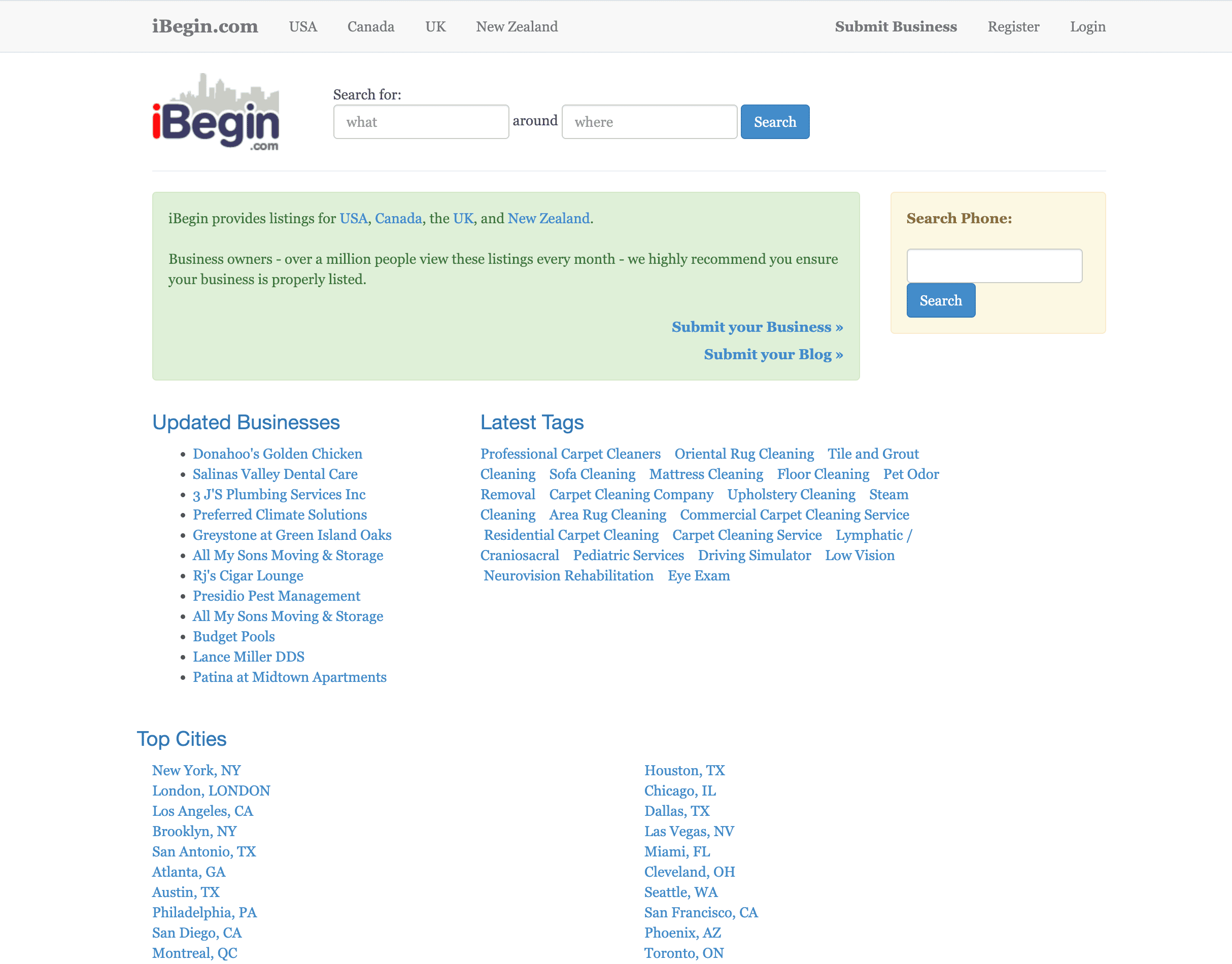 iBegin Screenshot