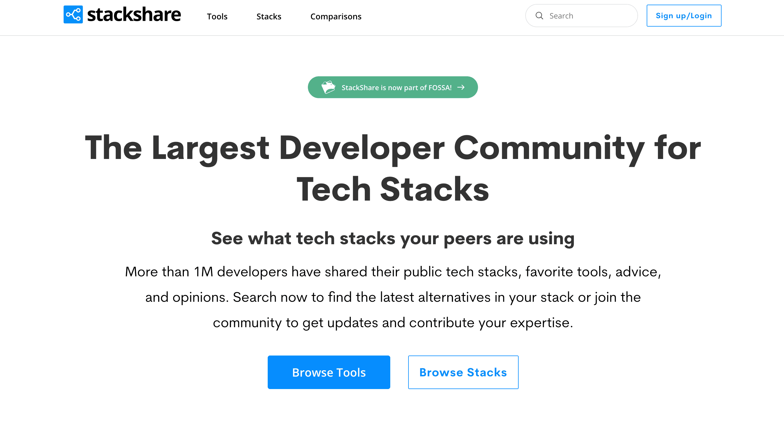 StackShare Screenshot