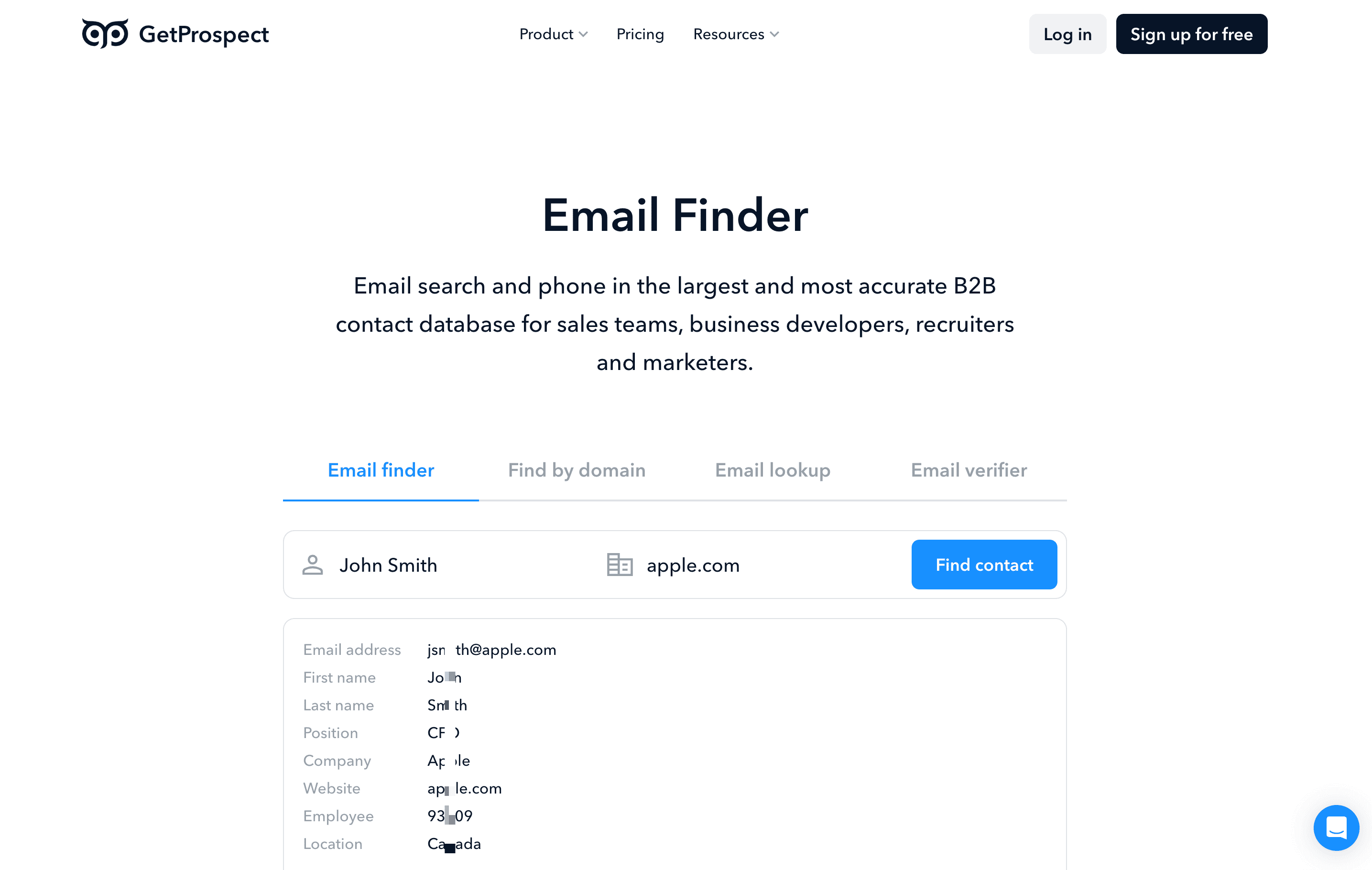 Email Search Result Screenshot