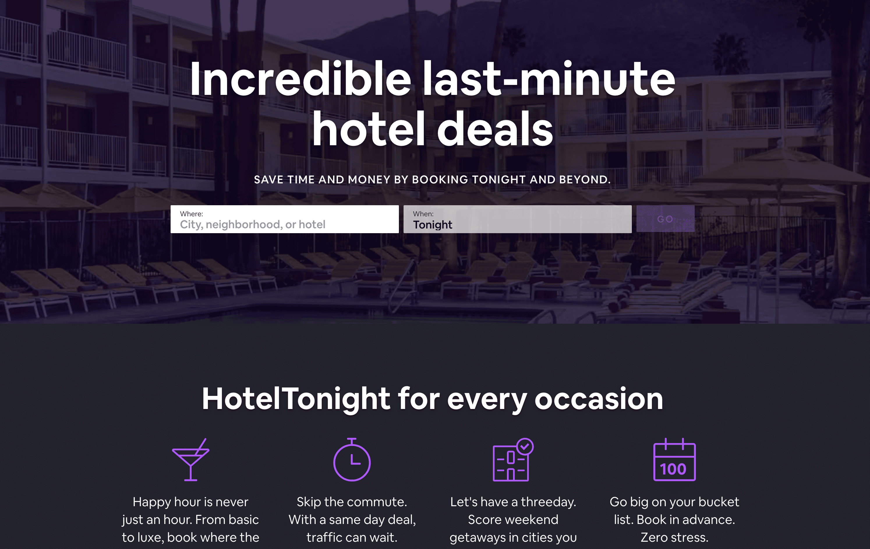 HotelTonight 스크린샷