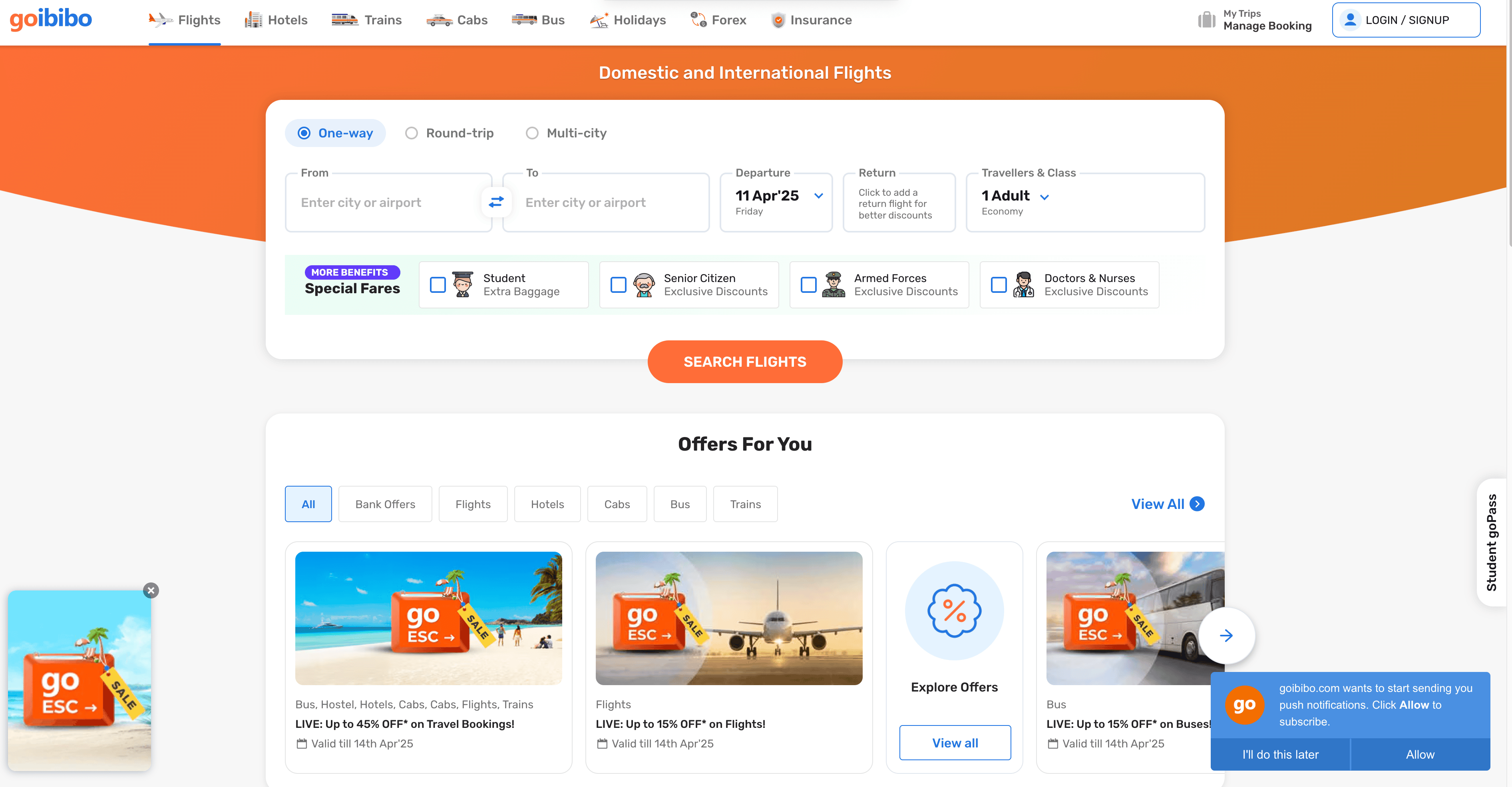 Goibibo スクリーンショット