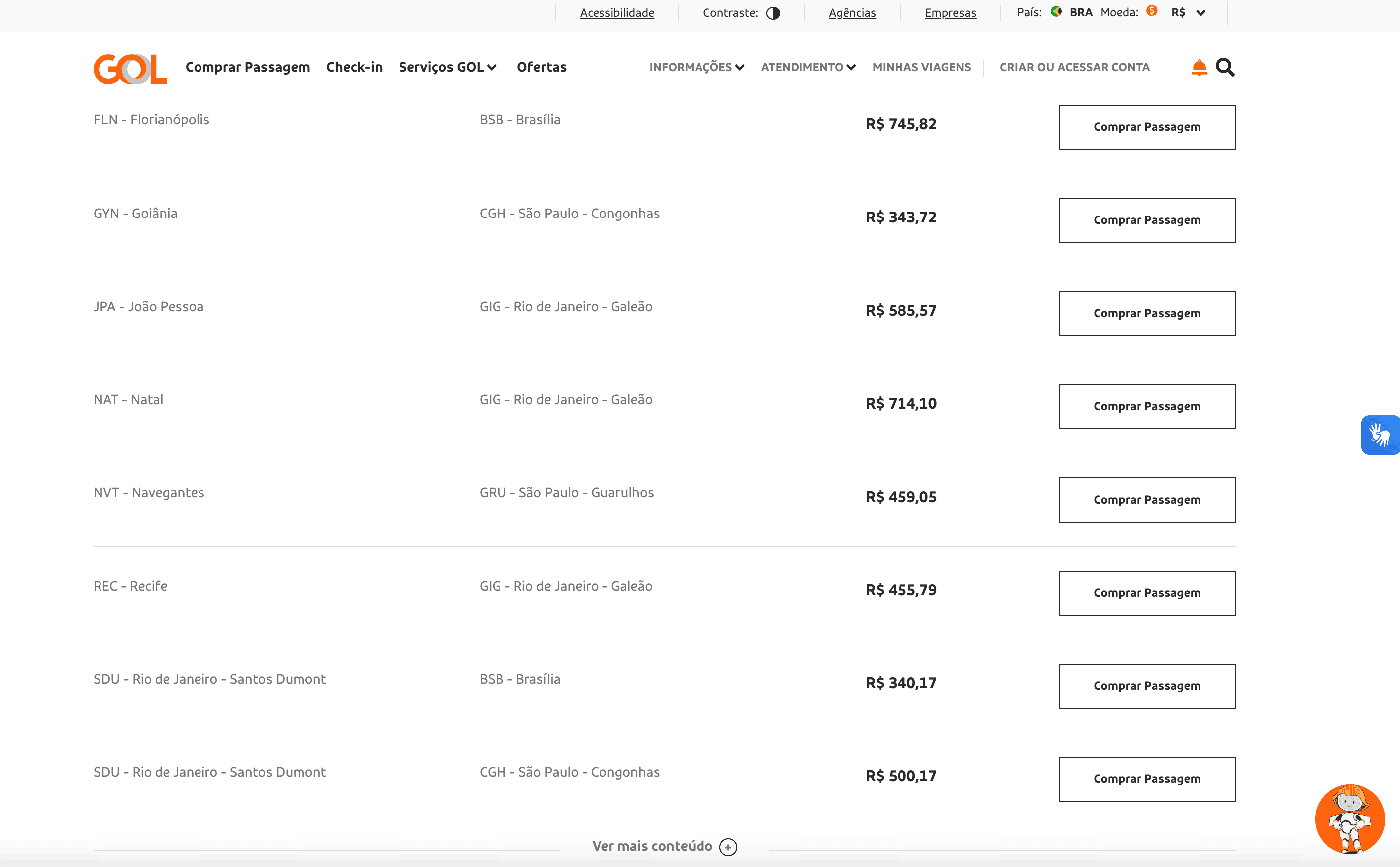 Deal Listing Screenshot