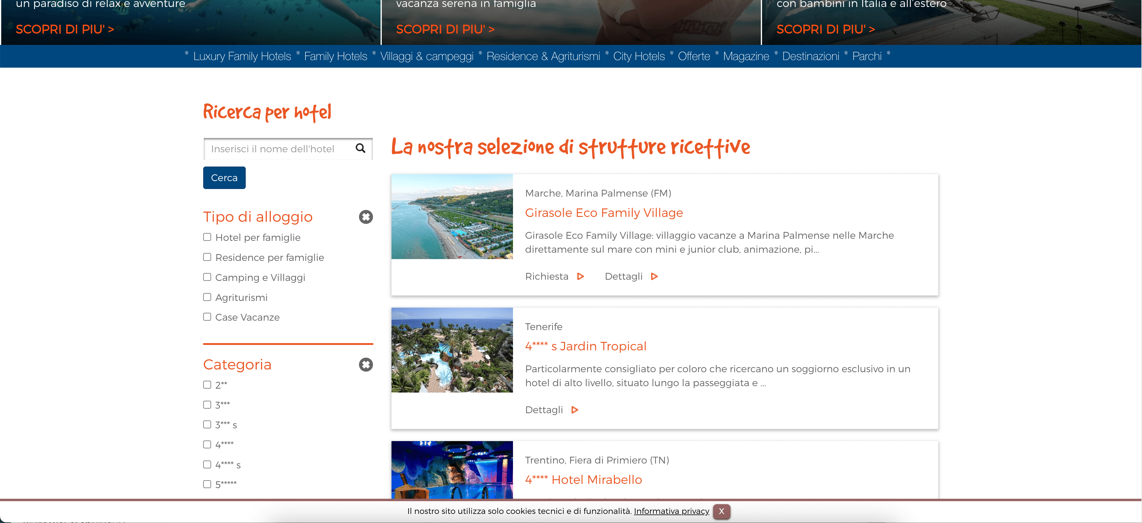 Accommodation Search Results