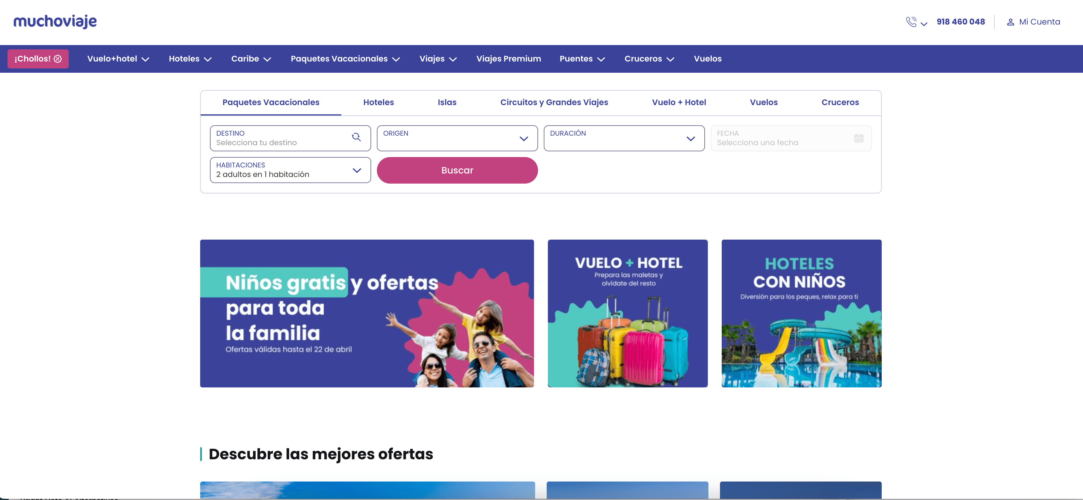 Muchoviaje Homepage