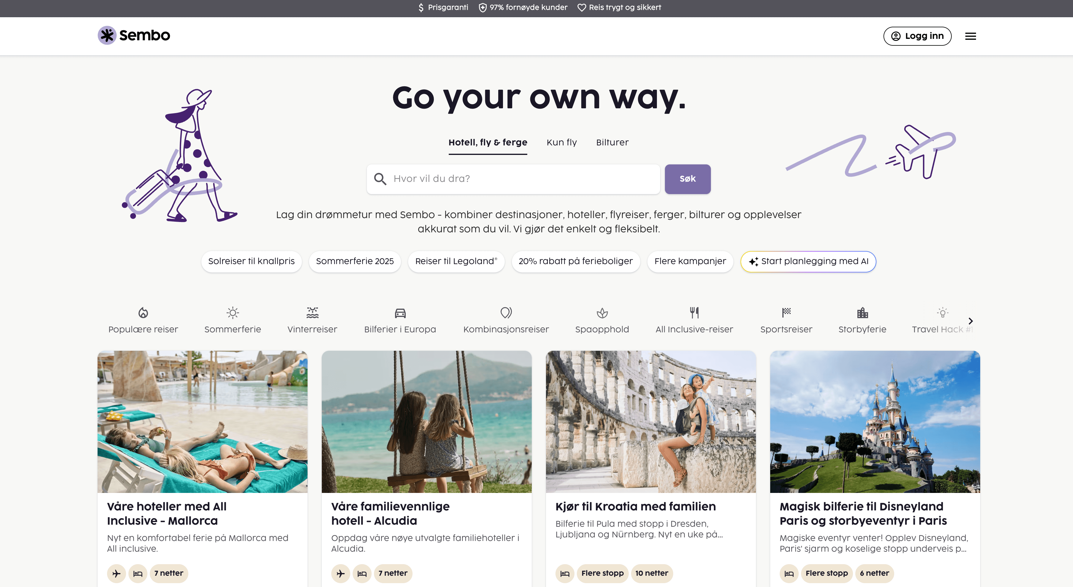 Sembo Norway Homepage