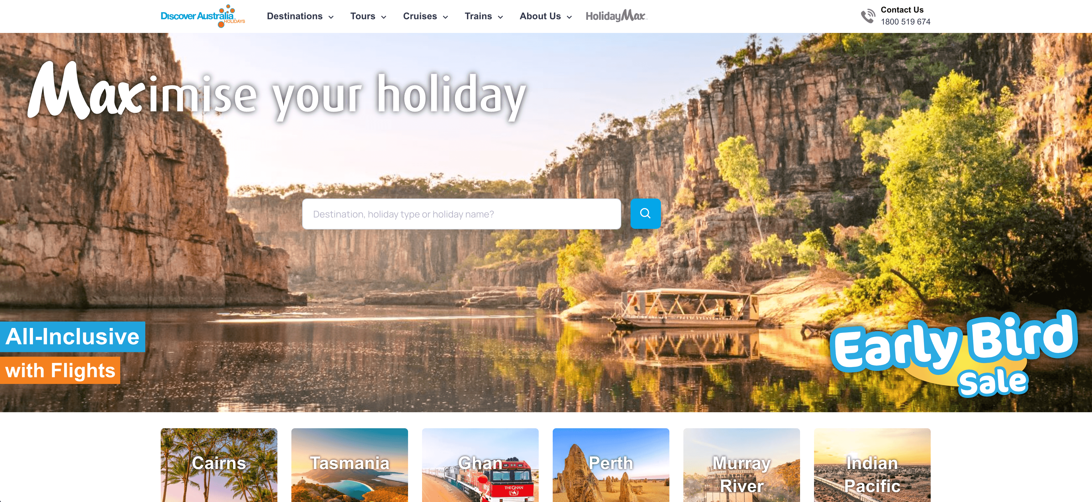 Discover Australia Homepage