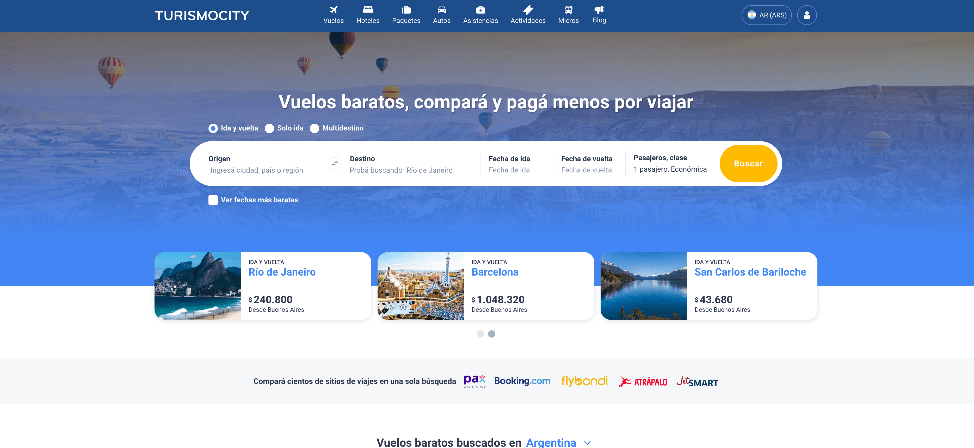 TurismoCity Argentina Homepage