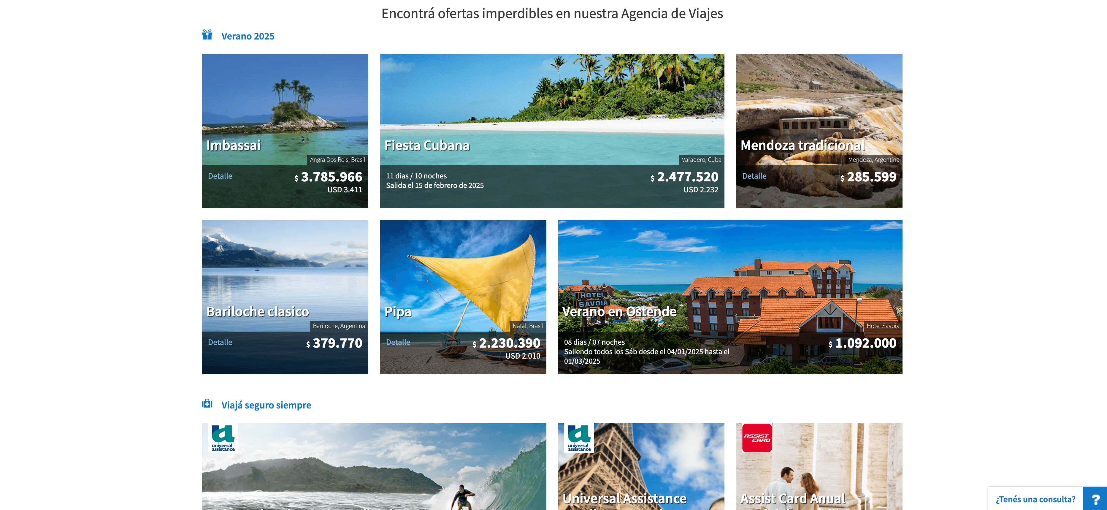 Interturis Homepage Screenshot