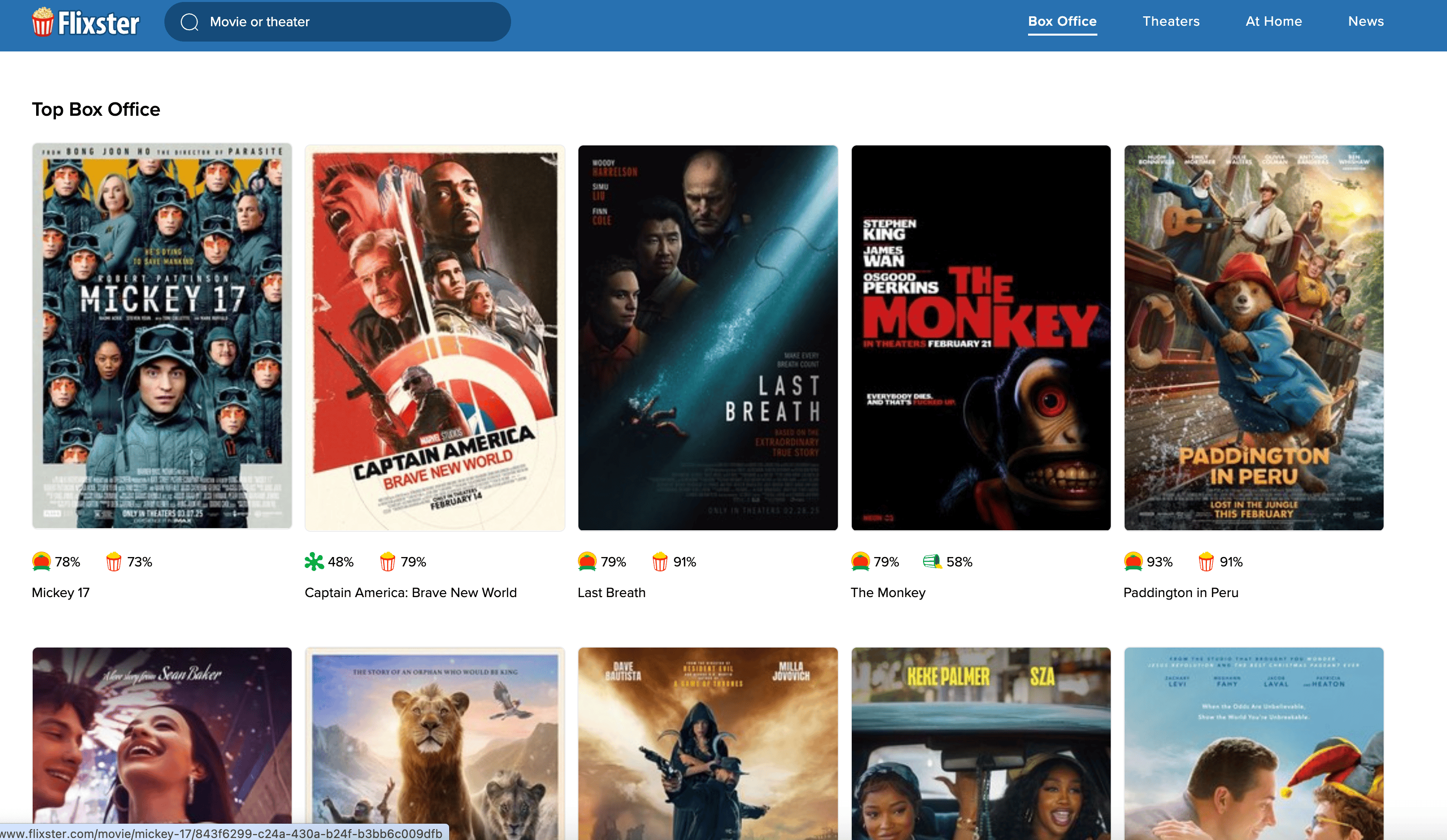 Top Box Office Screenshot