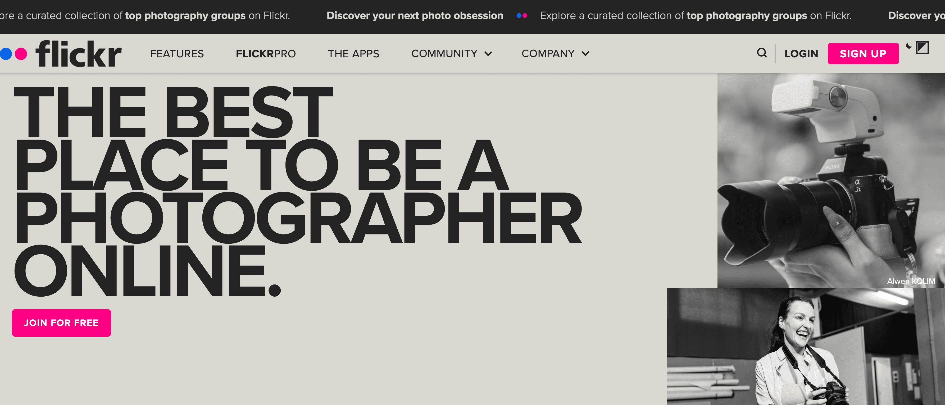 Flickr Screenshot