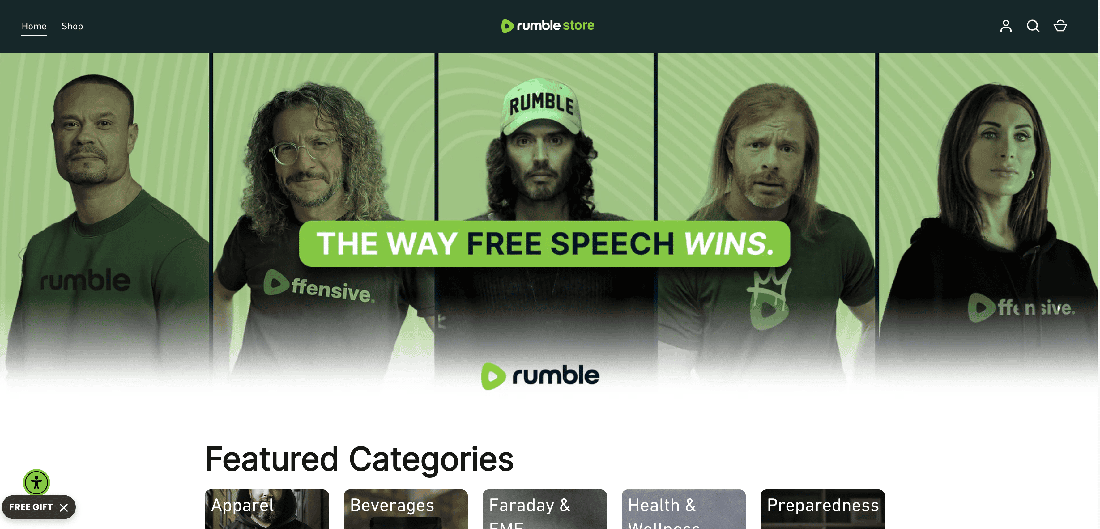 Online Store Screenshot