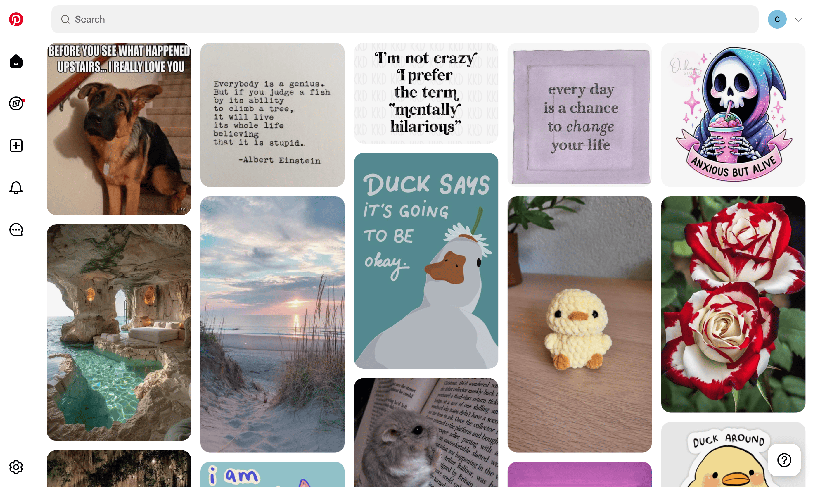 Pinterest Screenshot