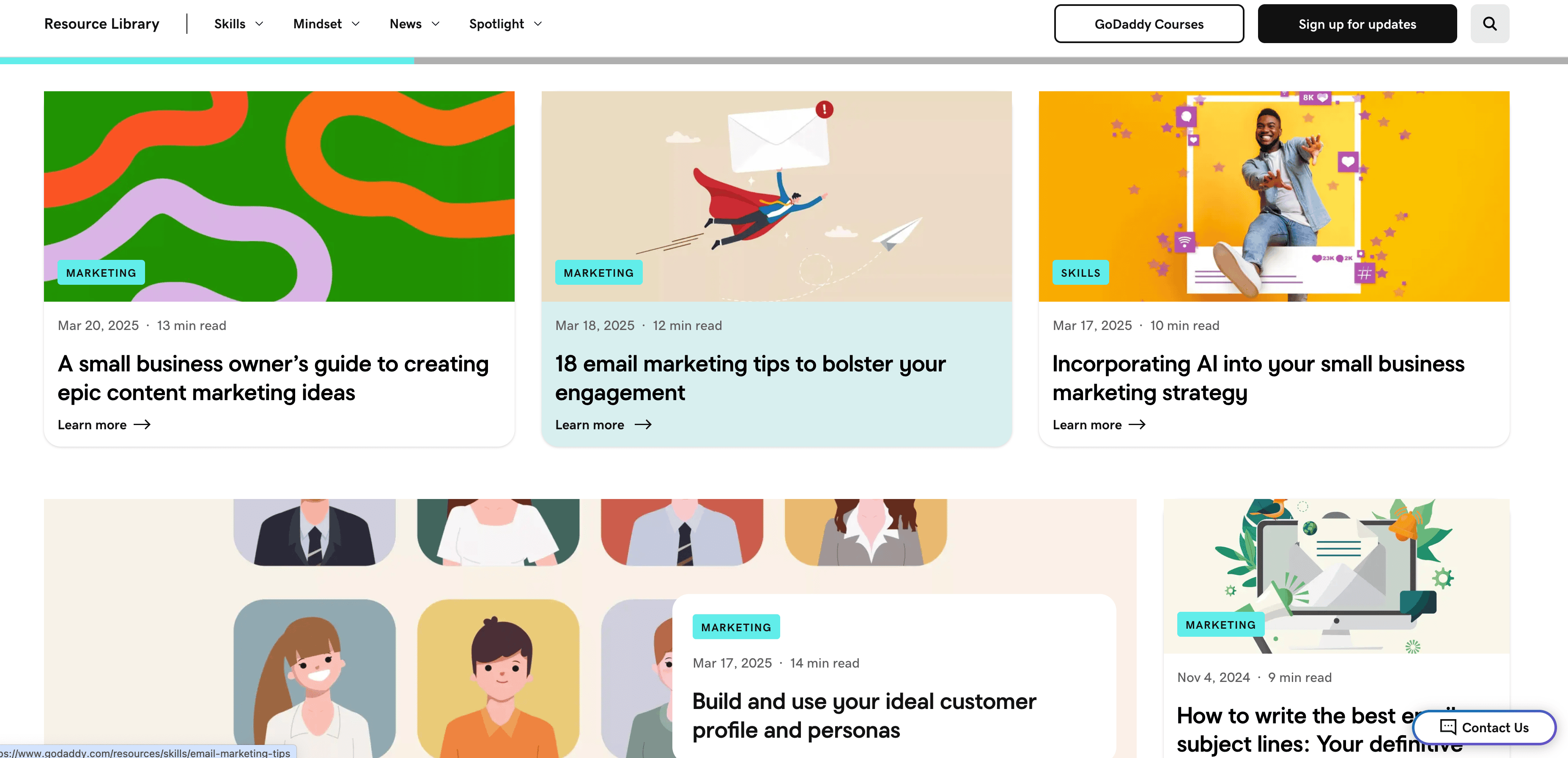 Blog Category Screenshot