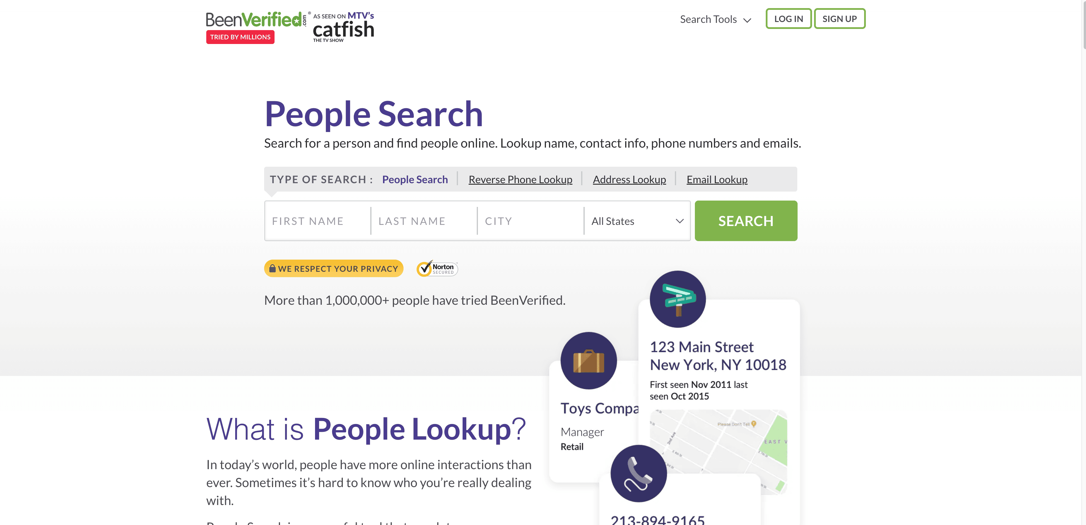 BeenVerified Screenshot