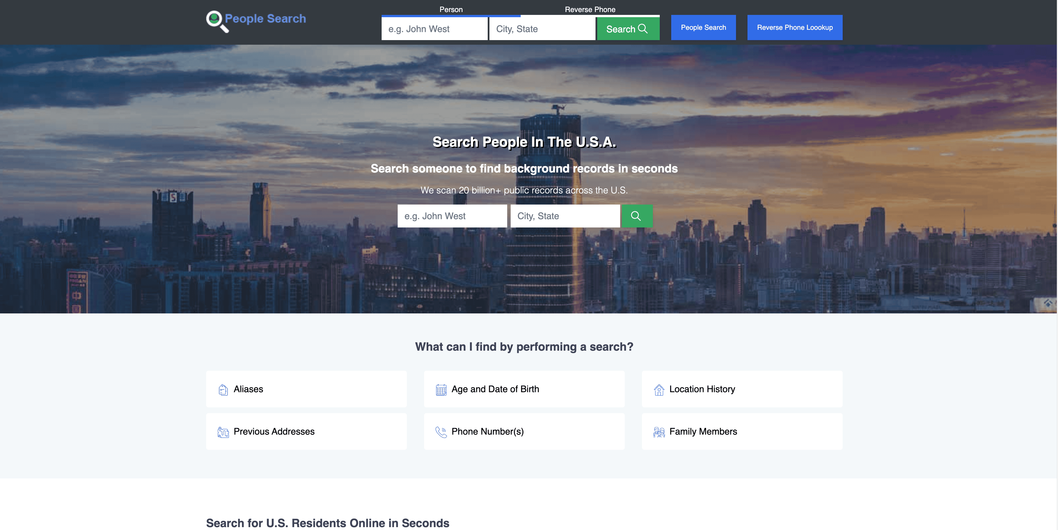 People-Search Screenshot