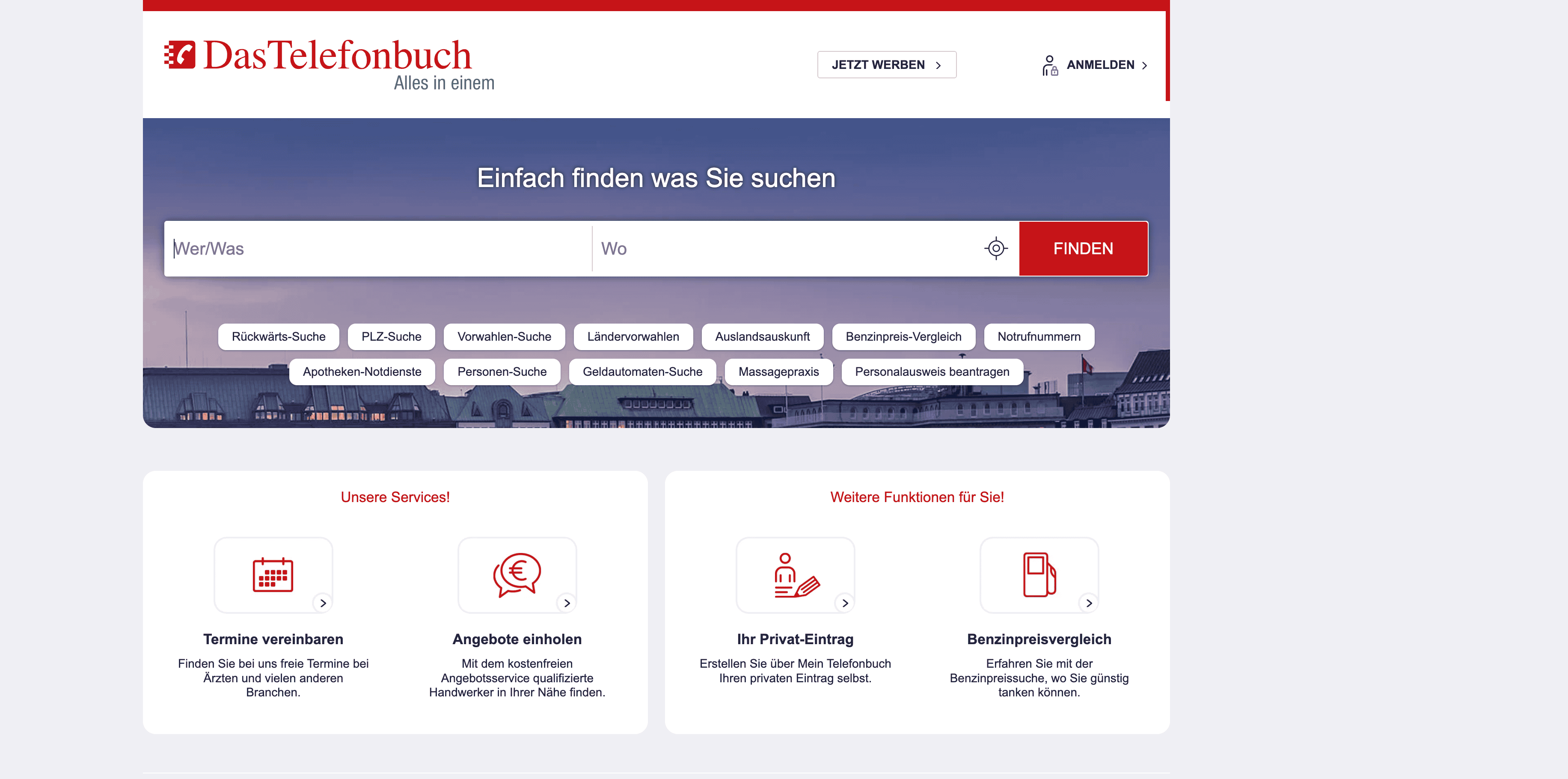 DasTelefonbuch Screenshot
