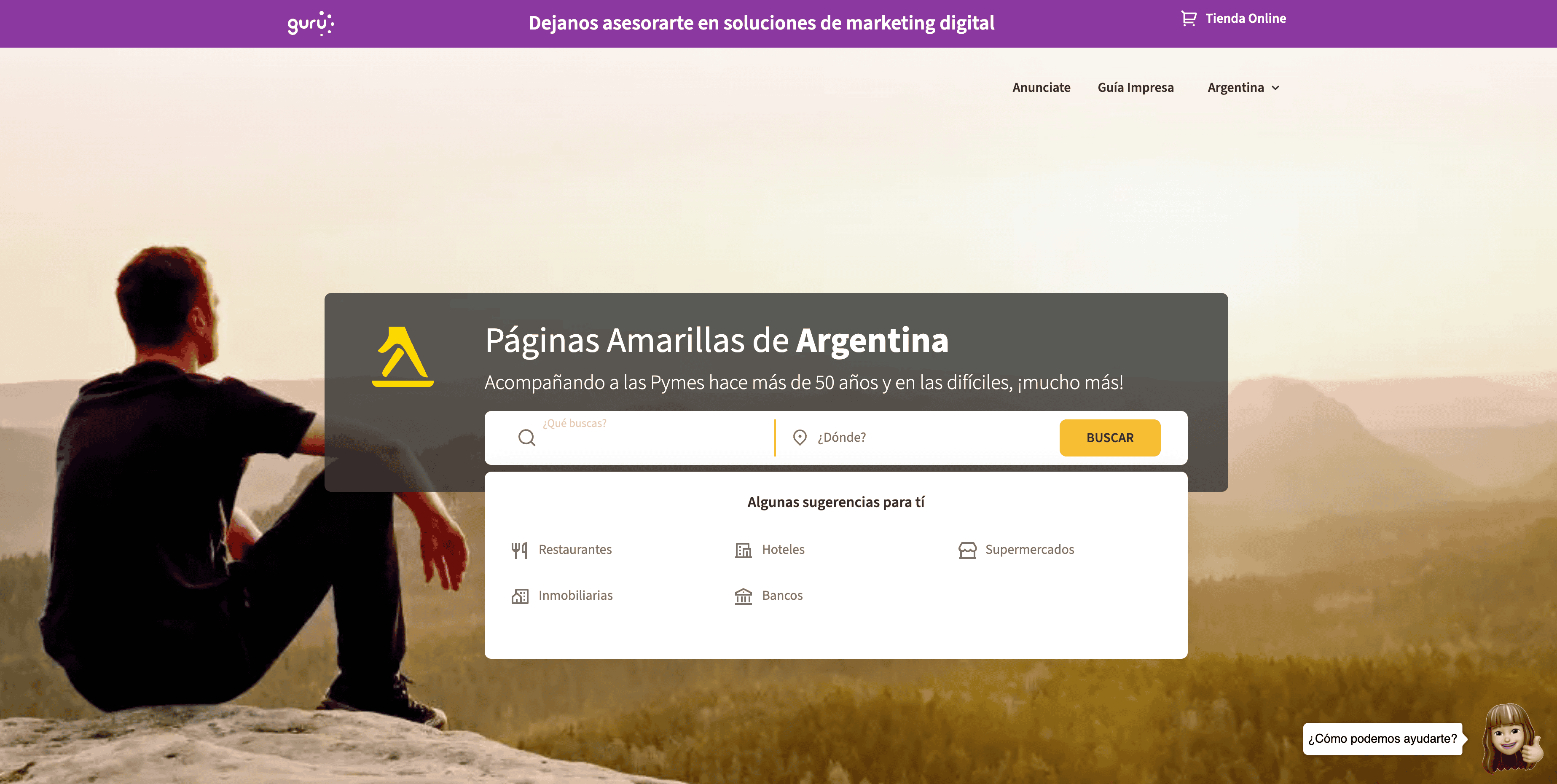 Páginas Amarillas Screenshot