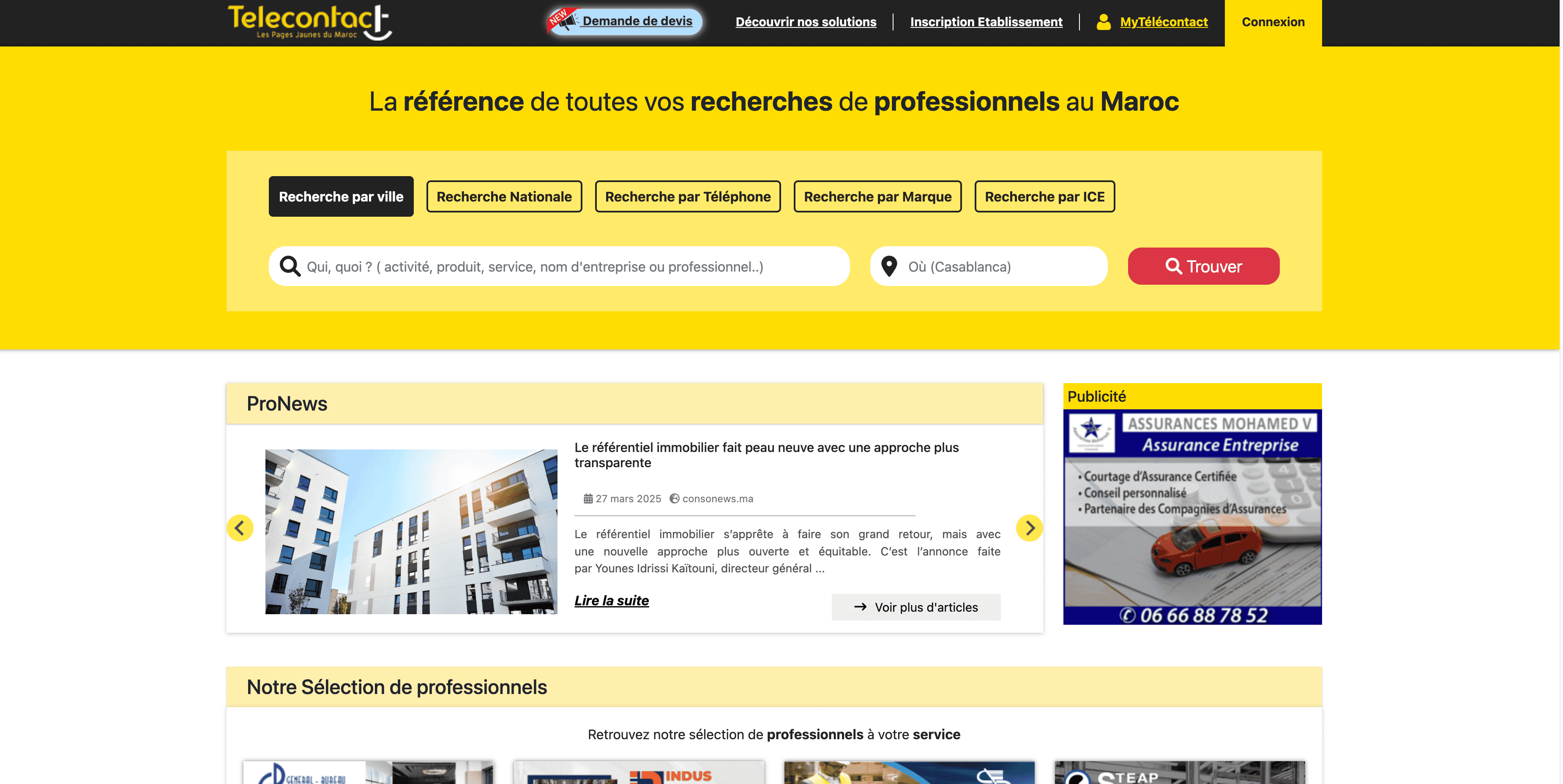 Captura de Tela do Telecontact