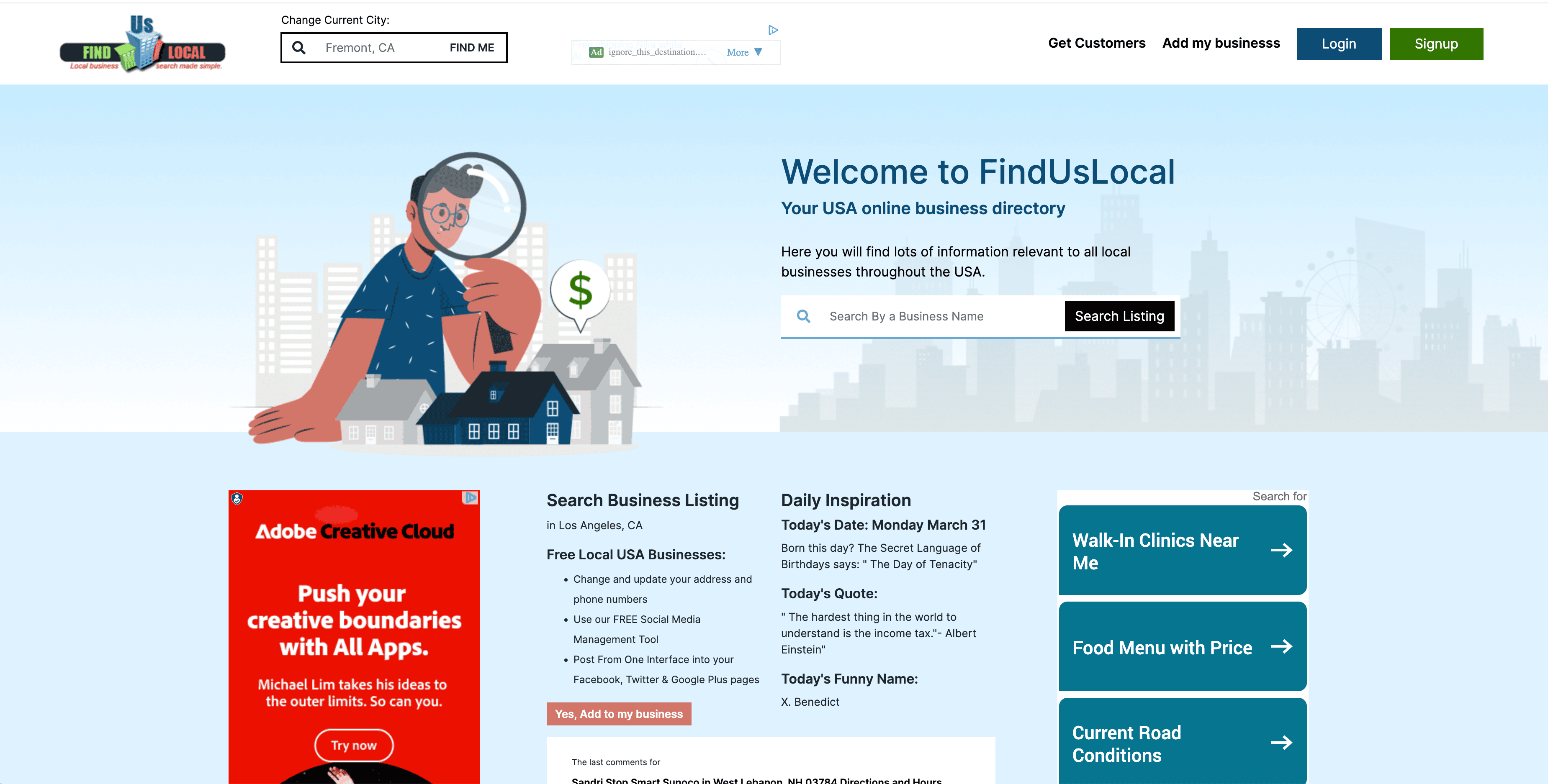 FindUsLocal Screenshot