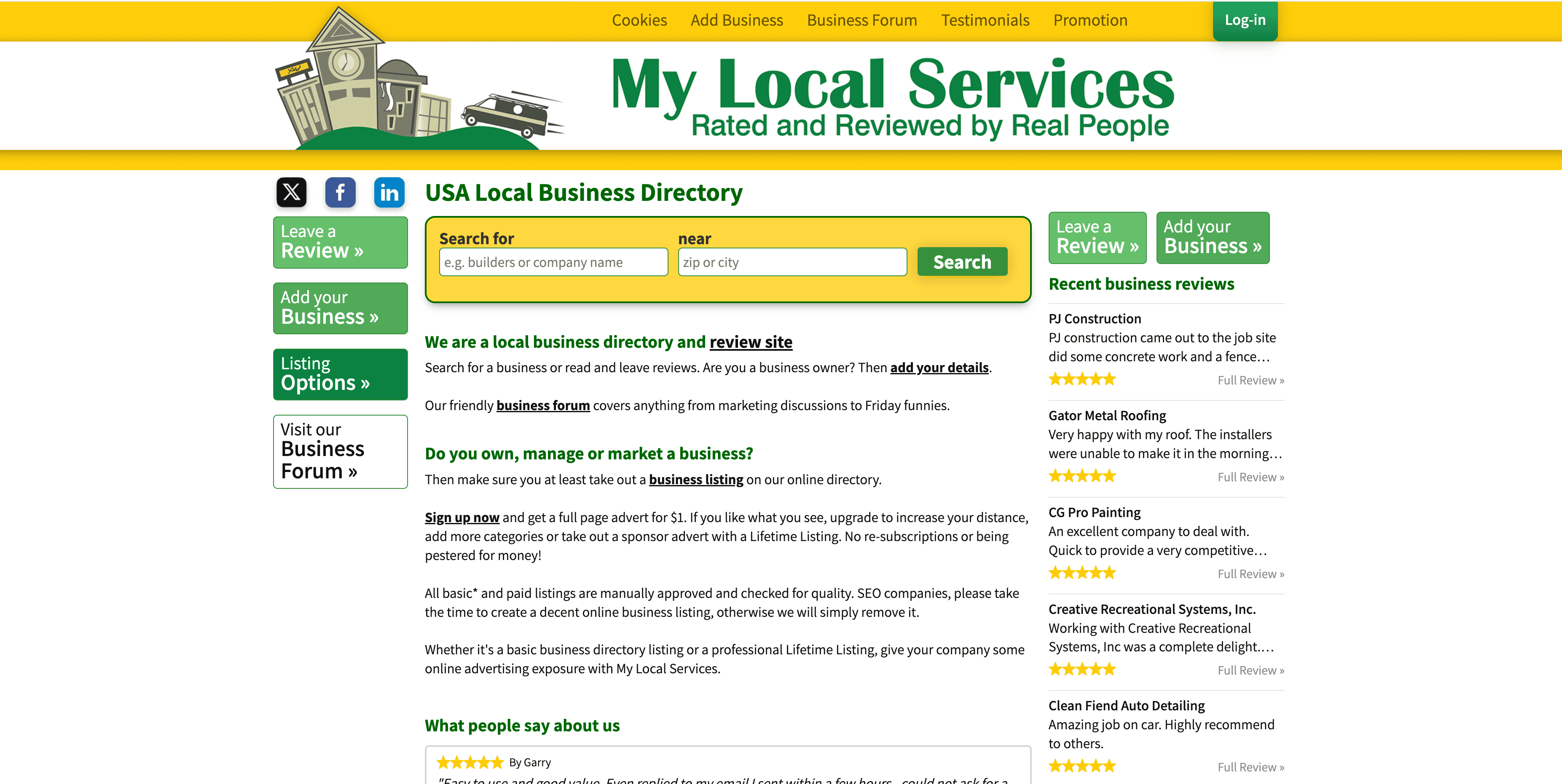 Captura de Tela do MyLocalServices