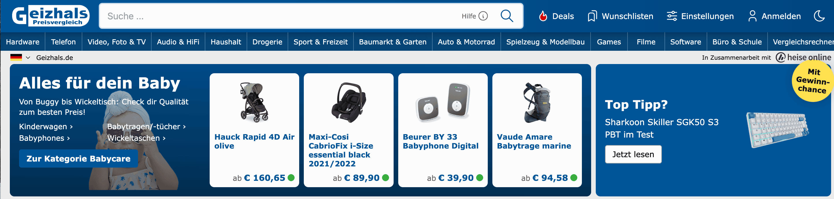 Geizhals Scraper Scrape Product Listings Prices