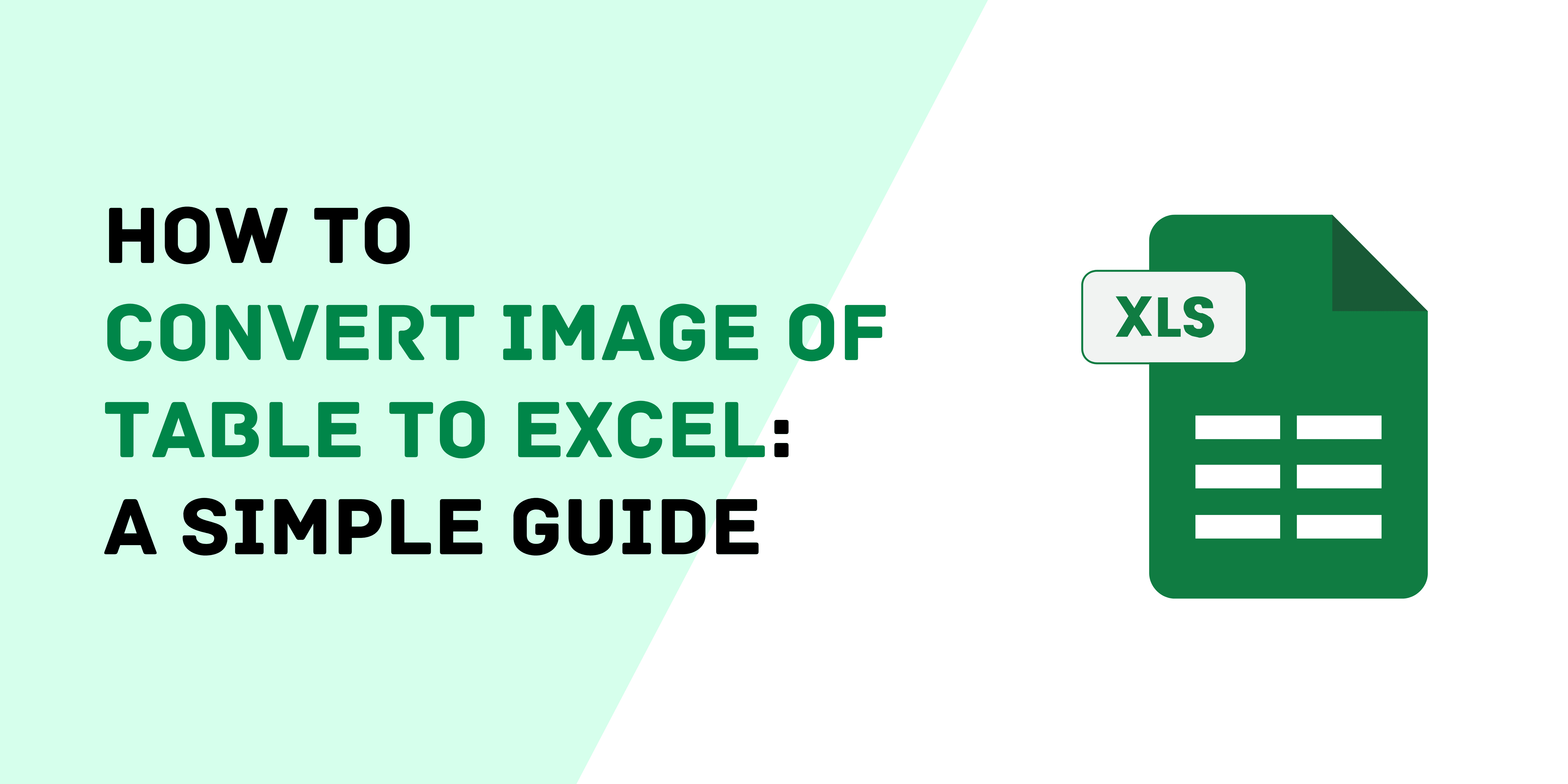 如何將表格圖片轉換成 Excel：簡單上手指南