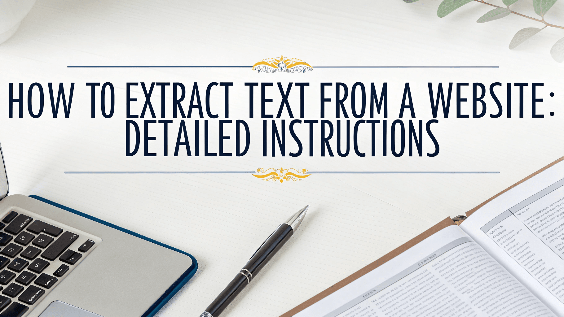 How to Extract Text from a Website: Detailed Instructions