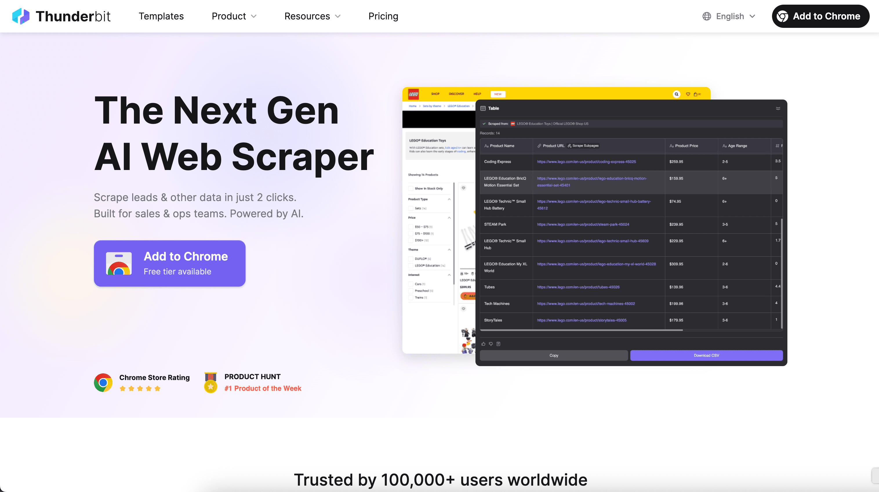 Hashtag Scraper Screenshot