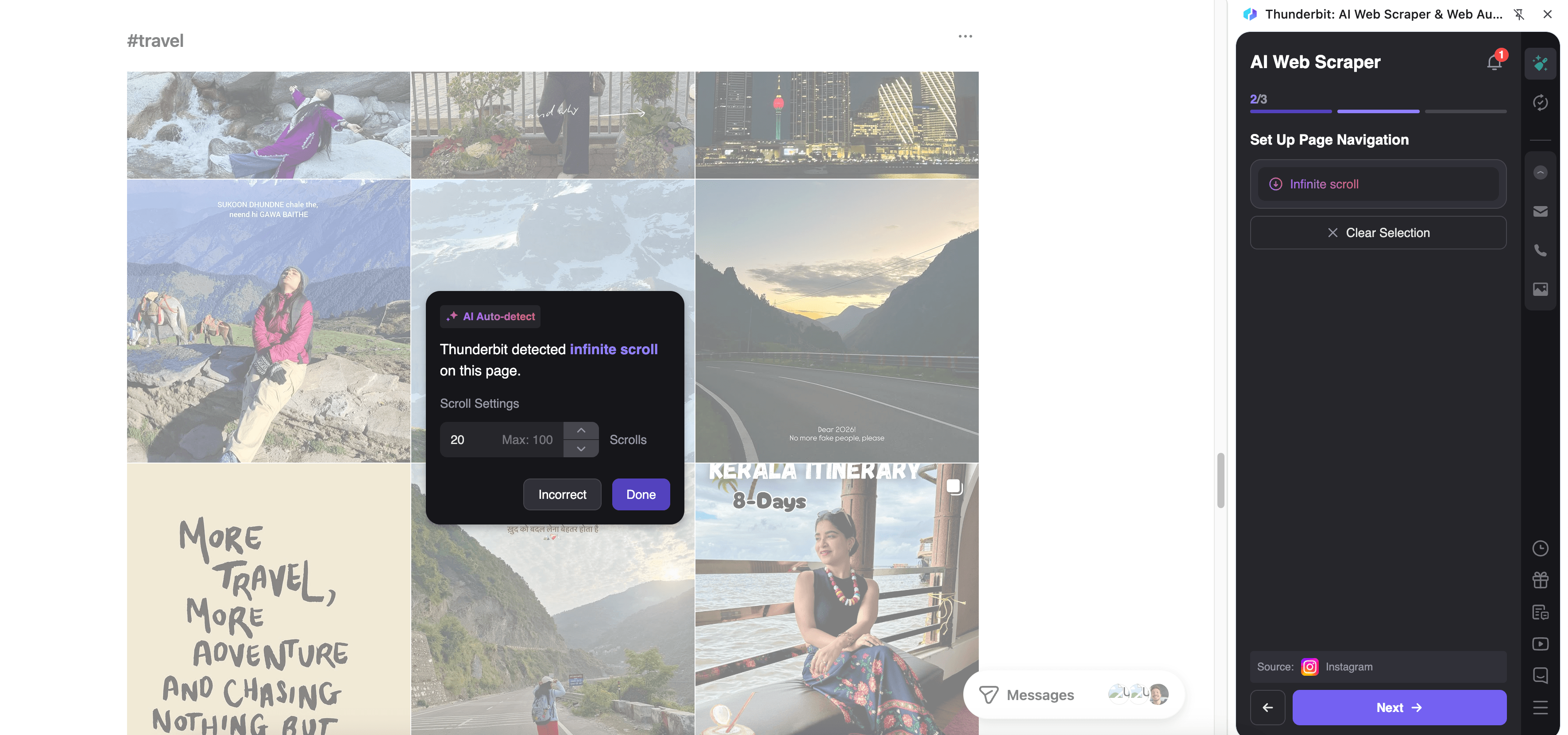Instagram Hashtag Page Screenshot