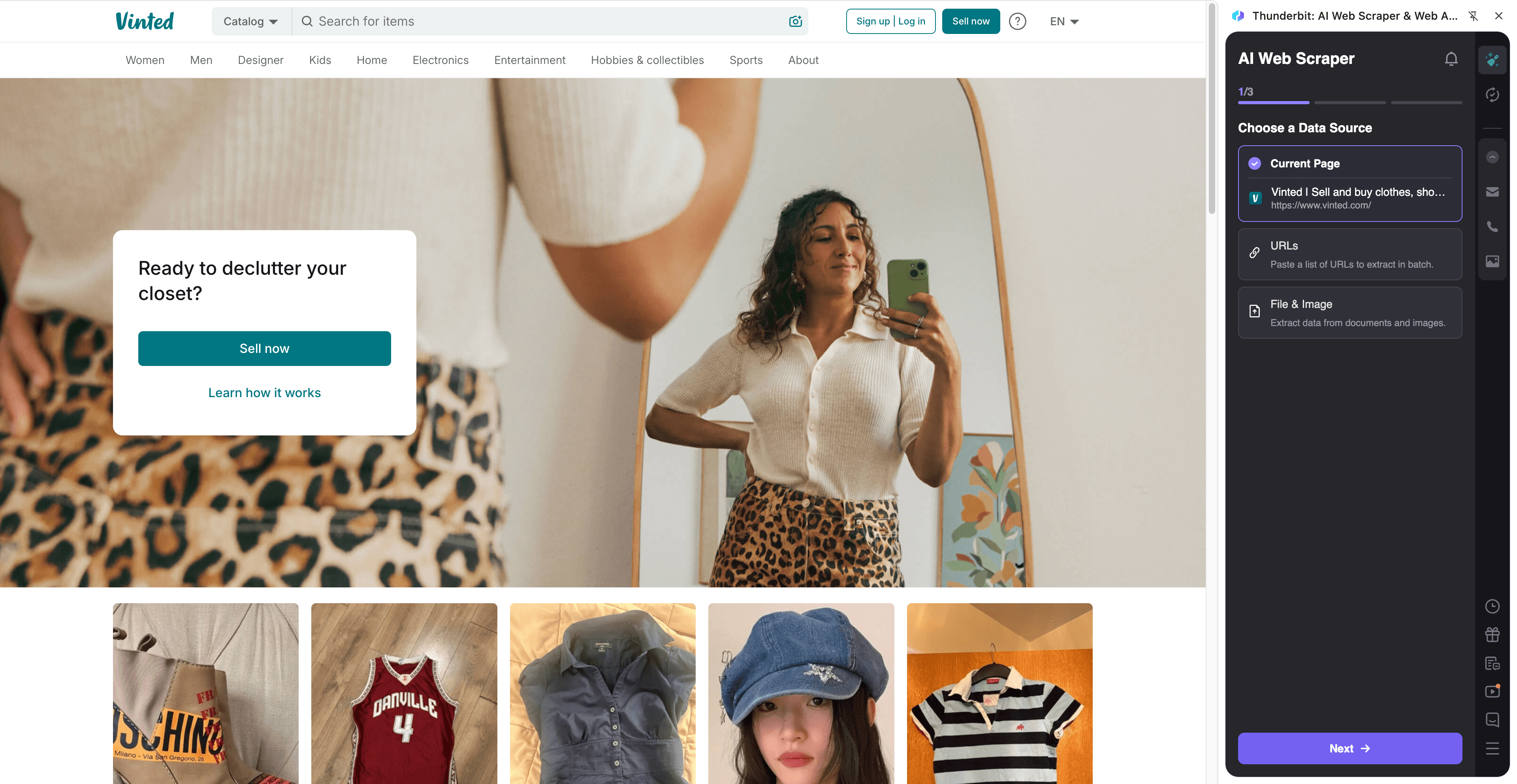 Vinted | Sell and buy clothes, shoes and accessories