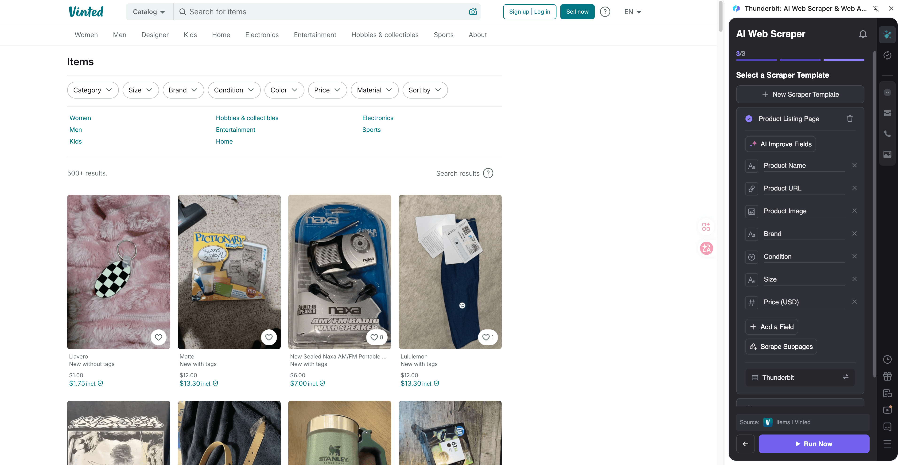 Category-Specific Price Index