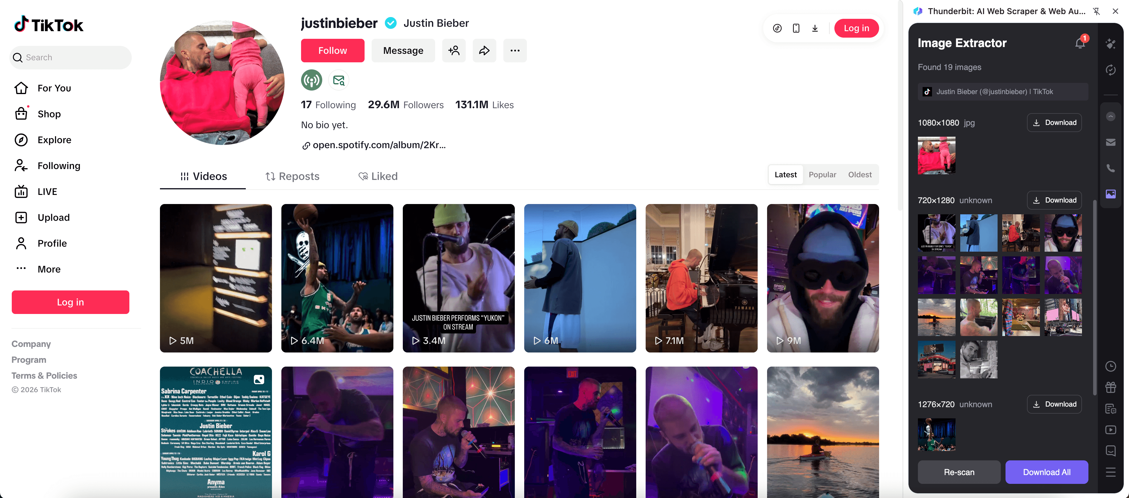 TikTok Use Case Screenshot