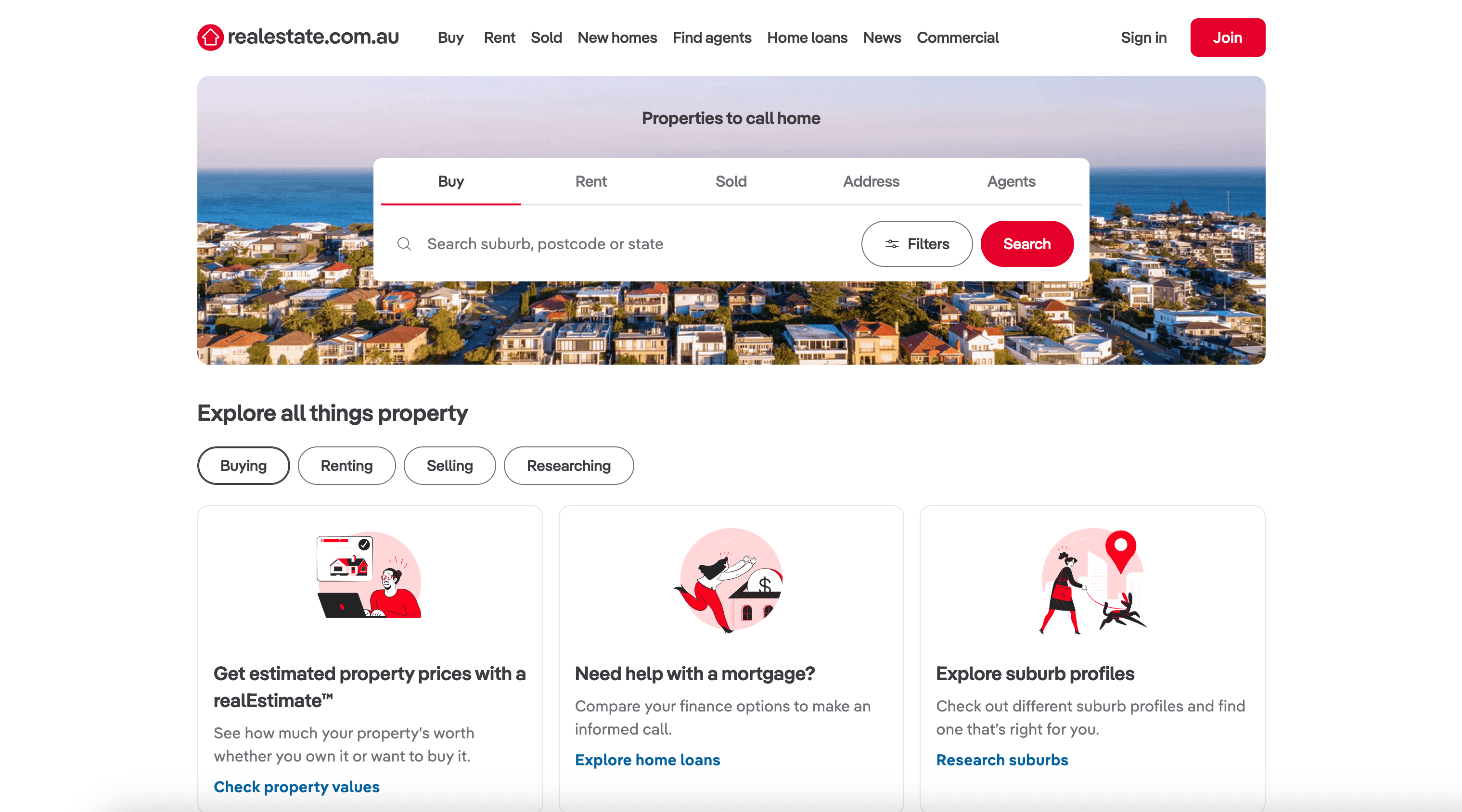 realestate.com.au Screenshot