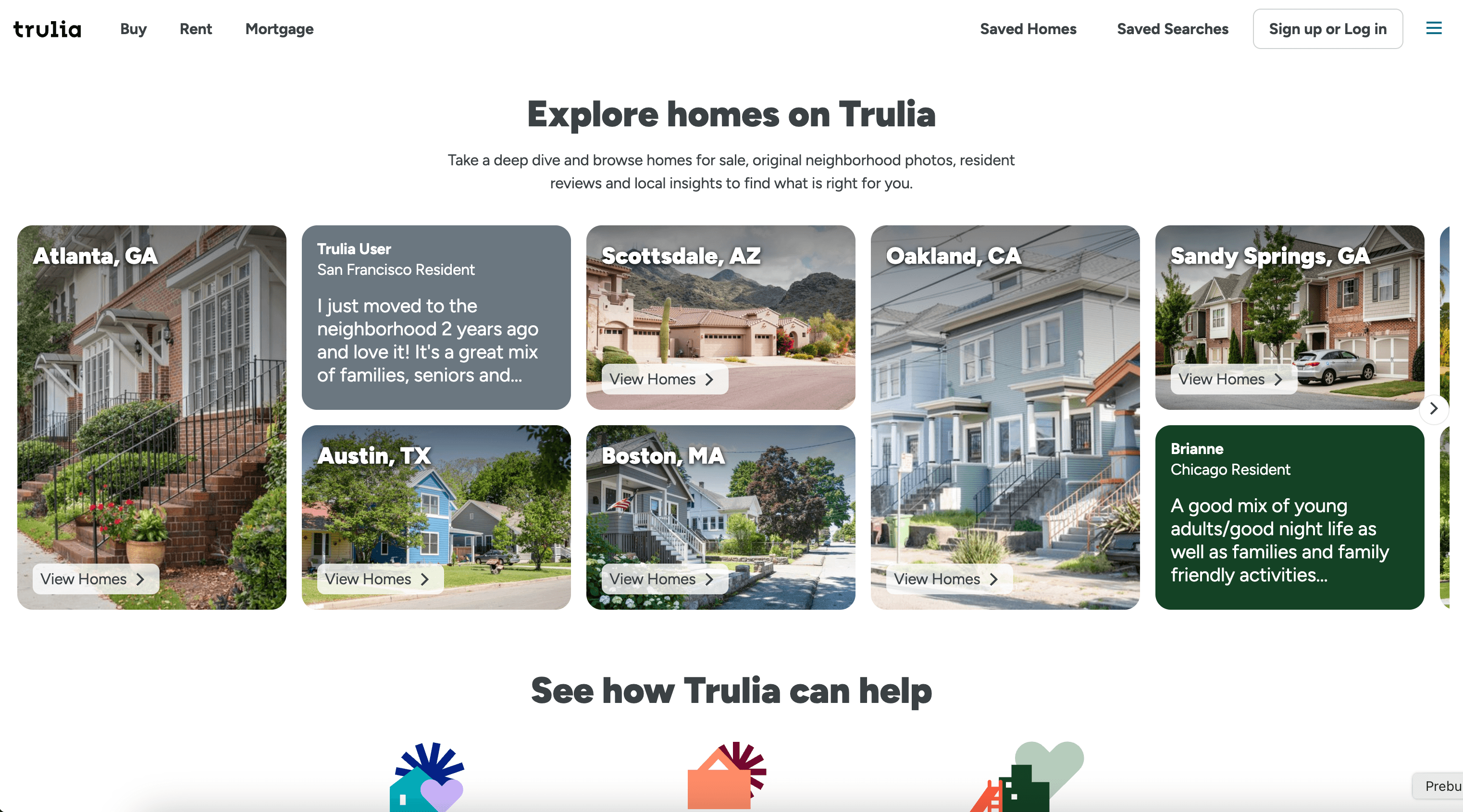 Trulia Website Screenshot