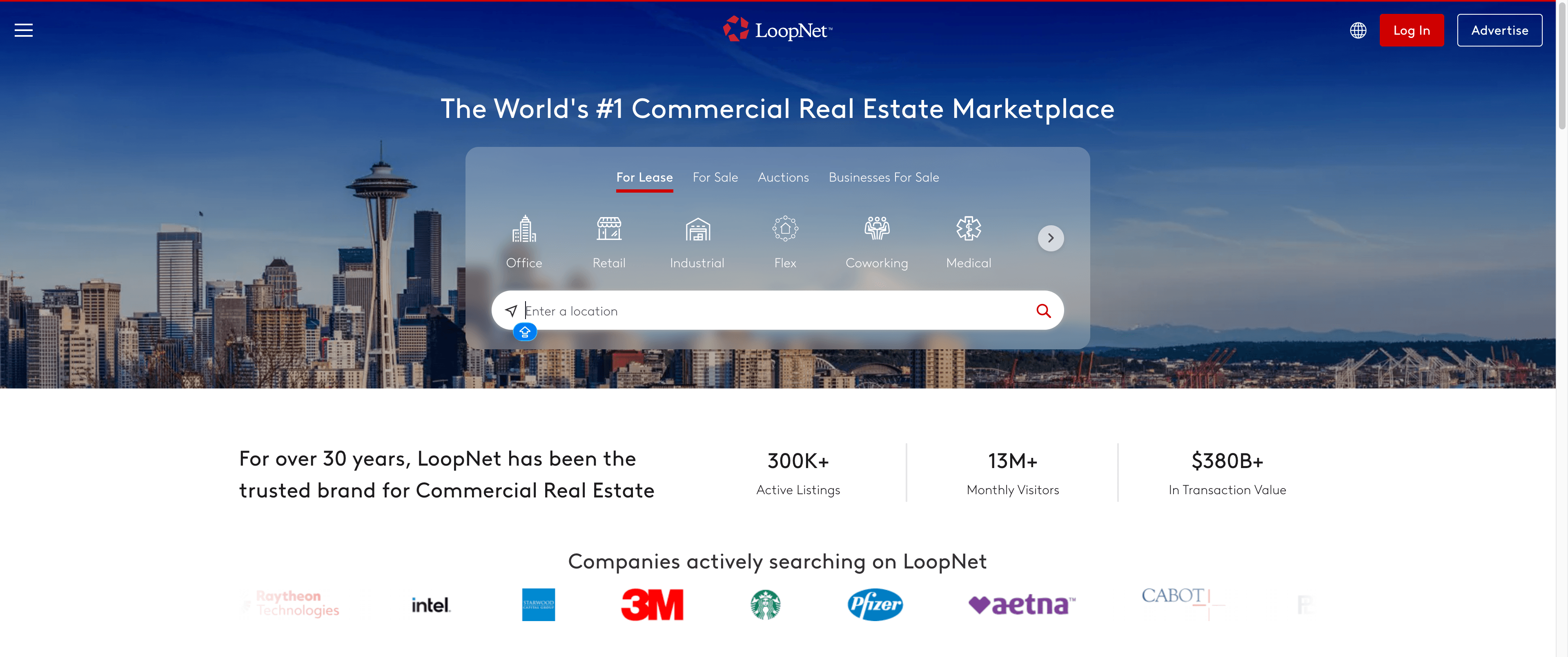 LoopNet Website Screenshot