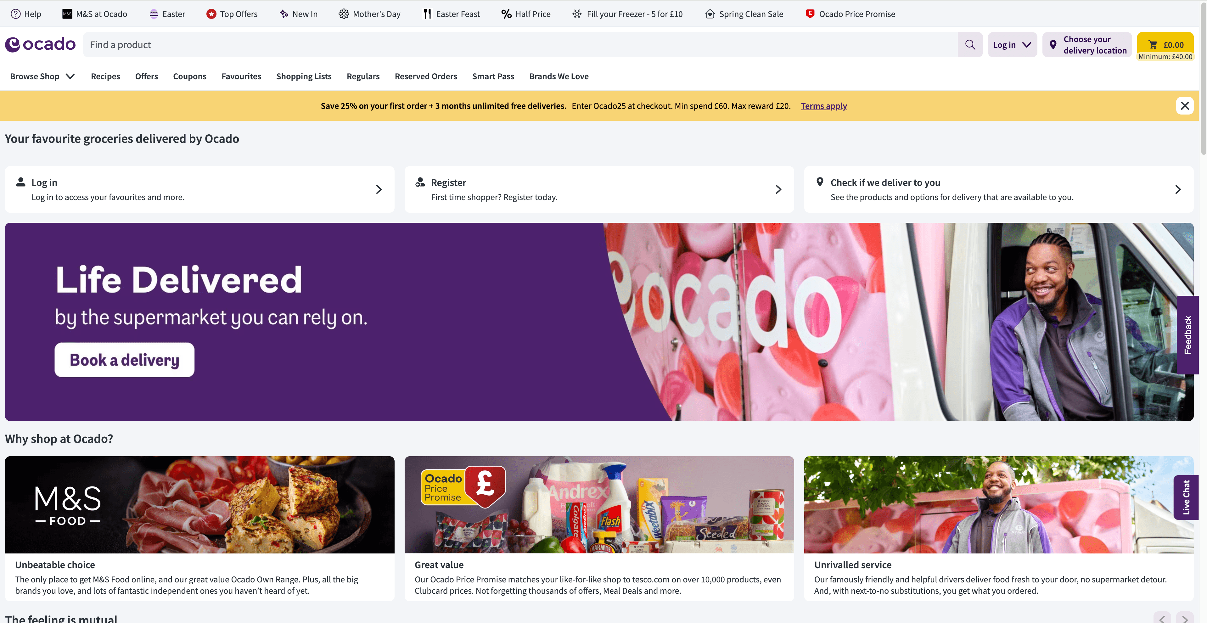 Ocado | The online supermarket