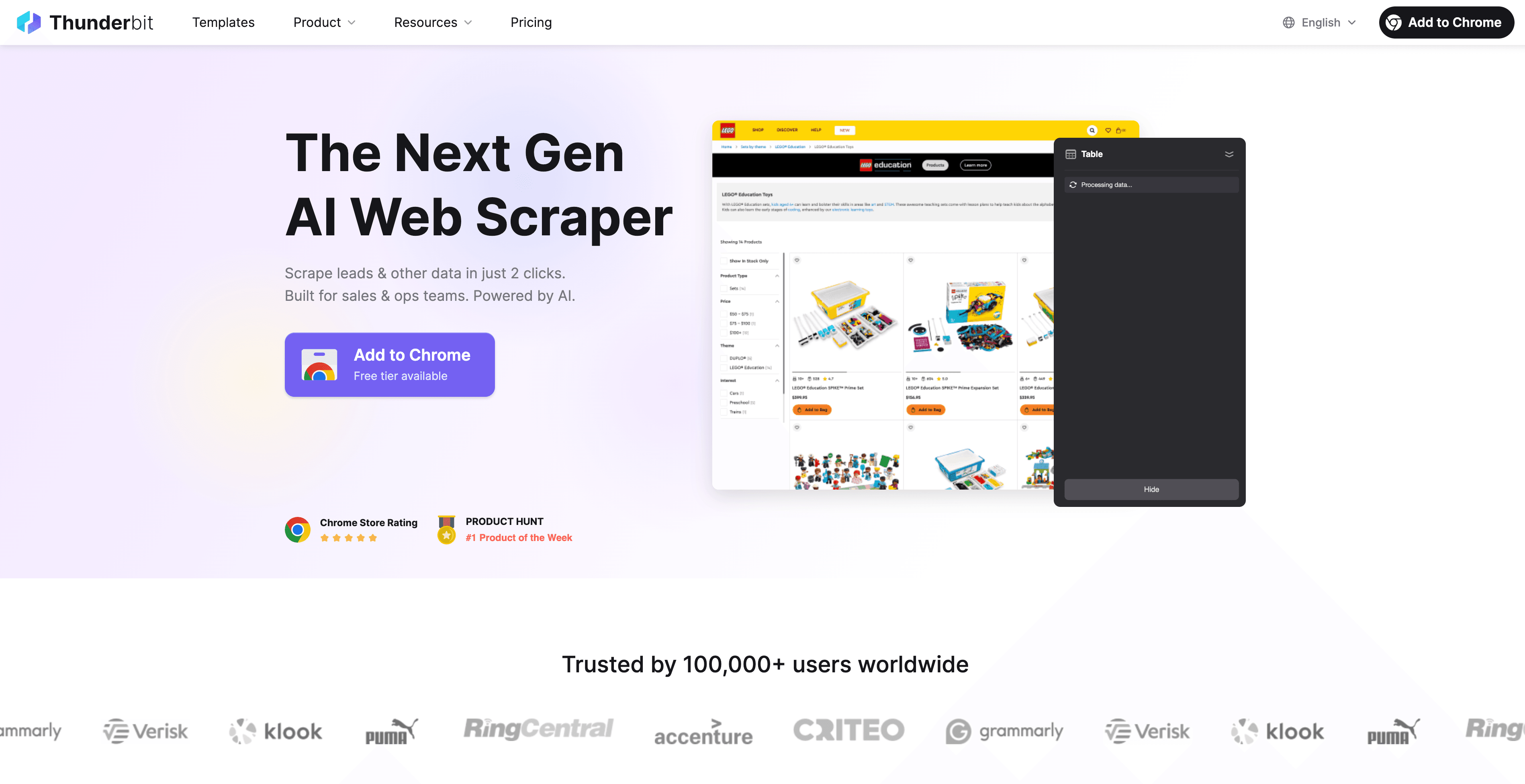 Contact Details Scraper Screenshot
