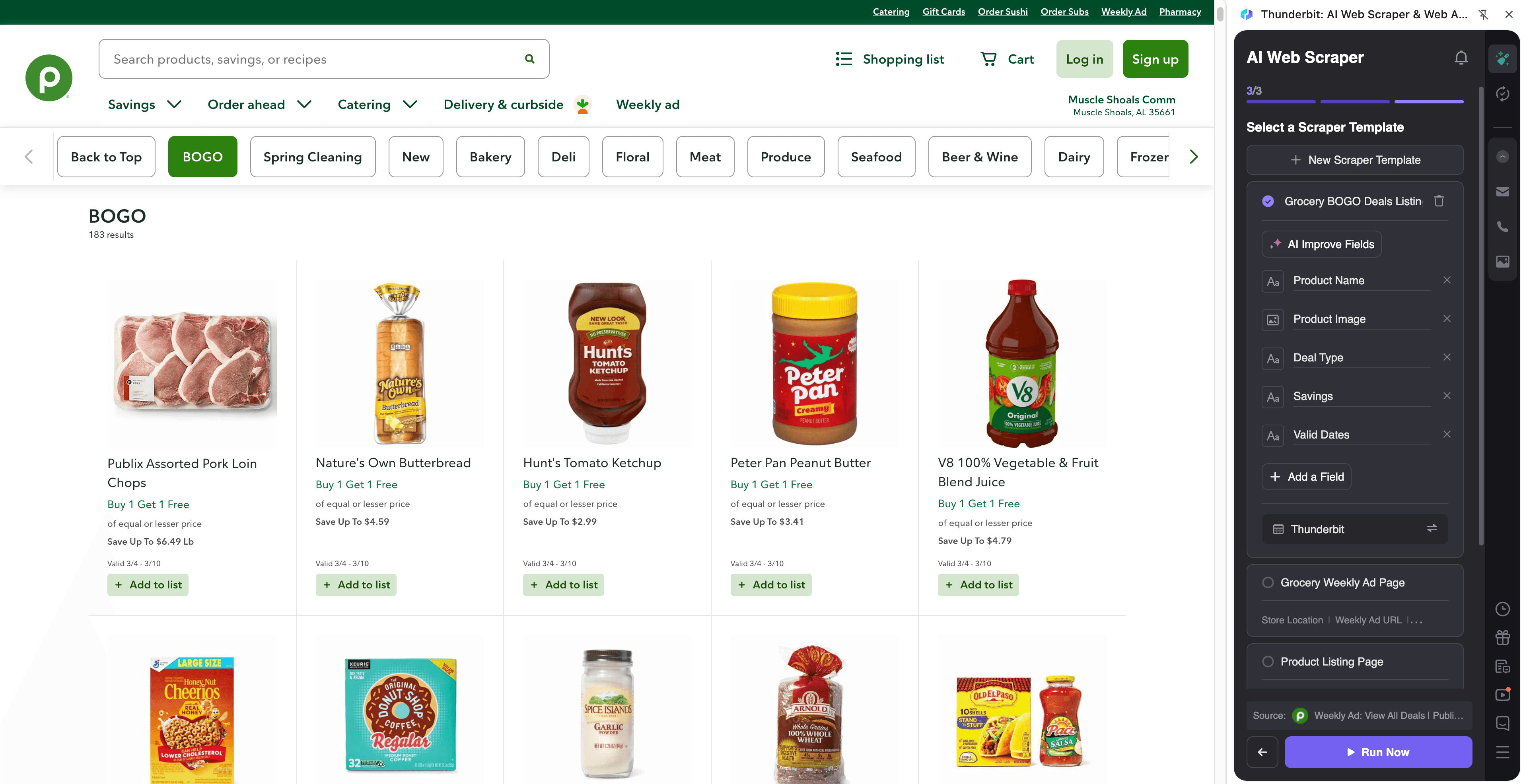 Publix Weekly Ad Screenshot