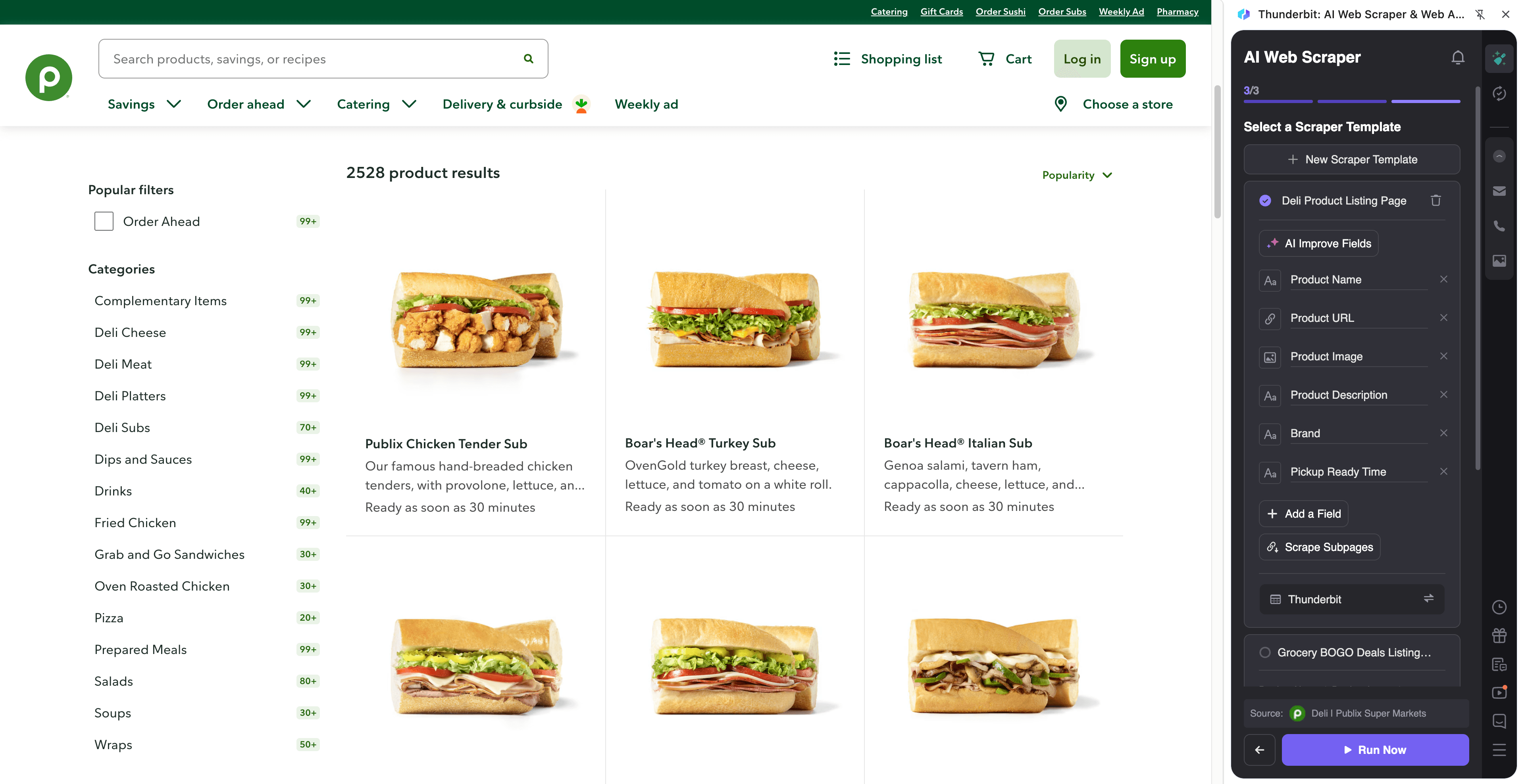 Publix Deli Specials Screenshot