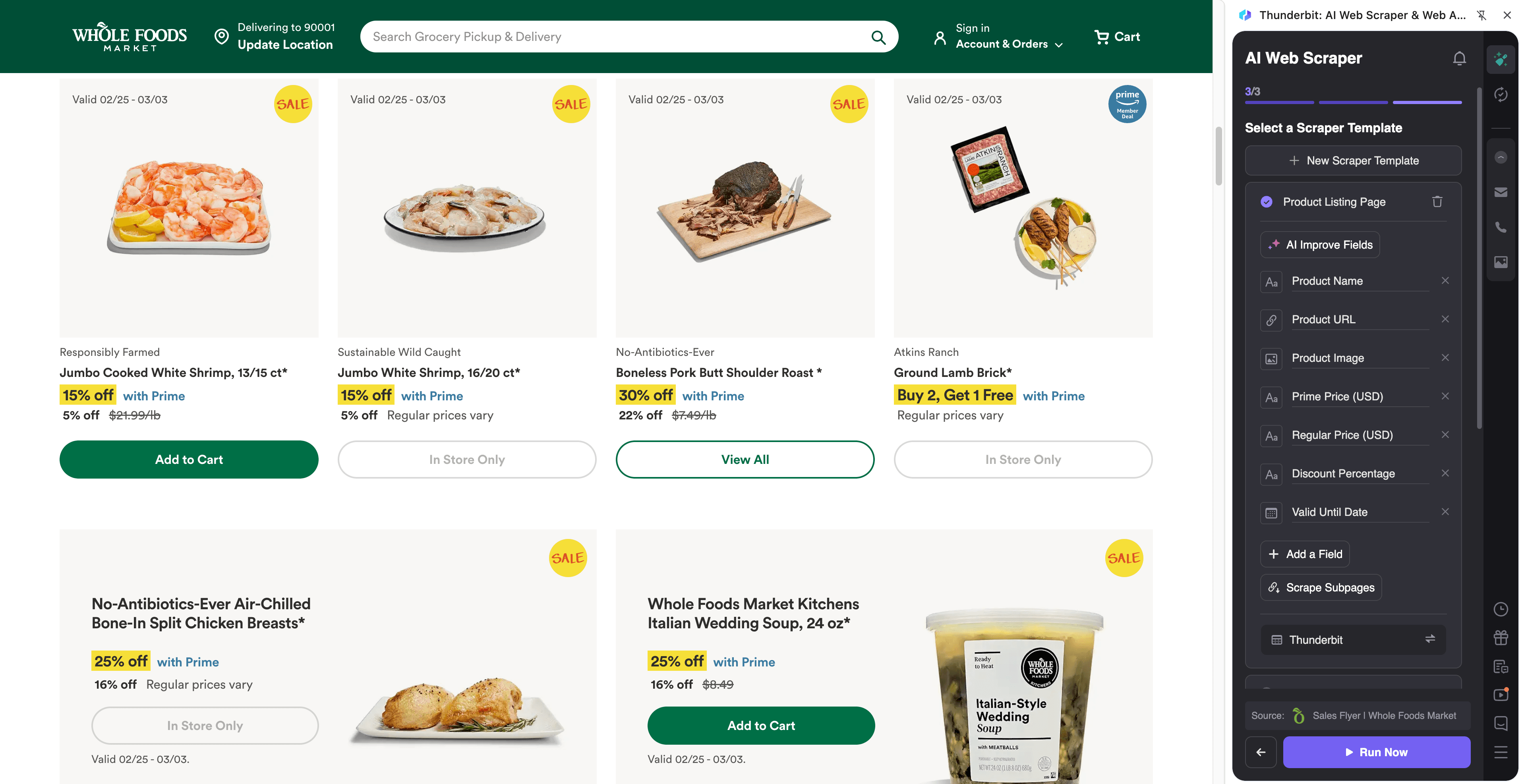 Weekly Sales & Prime Member Deals Screenshot