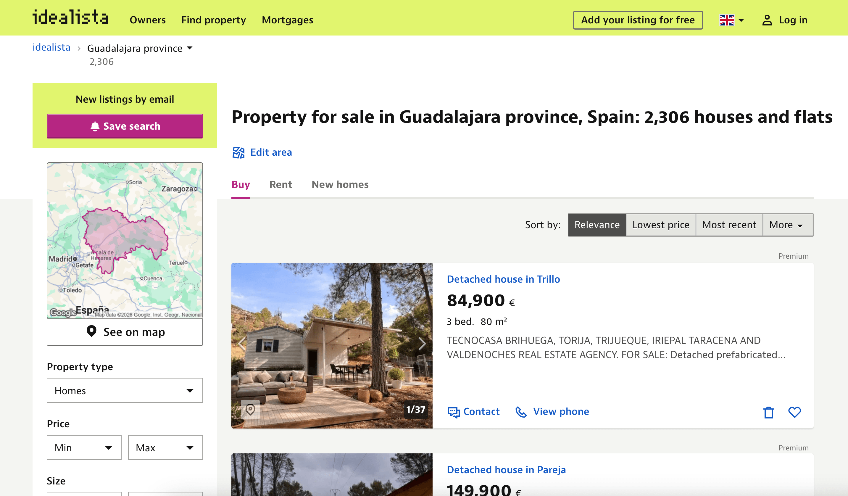 Scrape Properties for Sale from Idealista