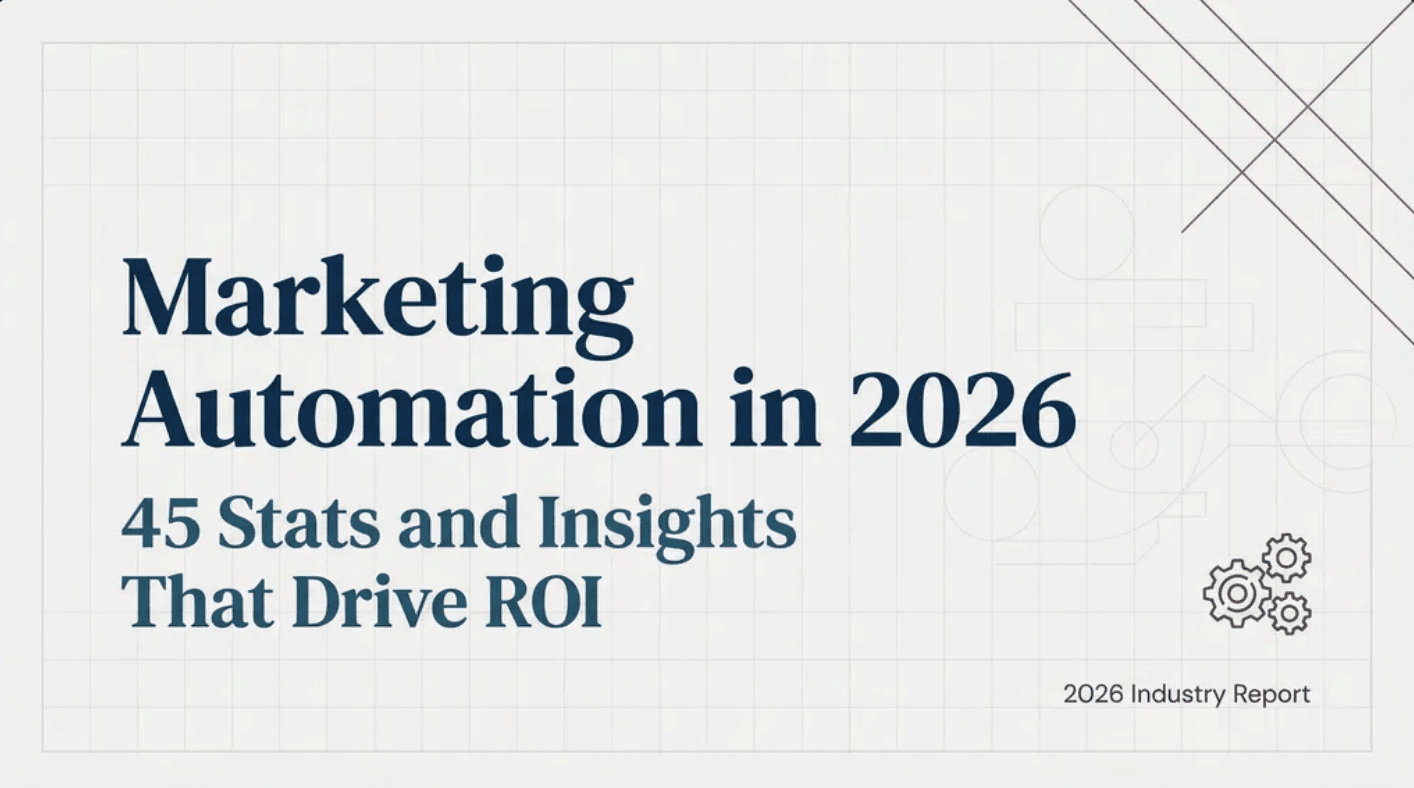 Marketing Automation in 2026: 45 Stats and Insights That Drive ROI